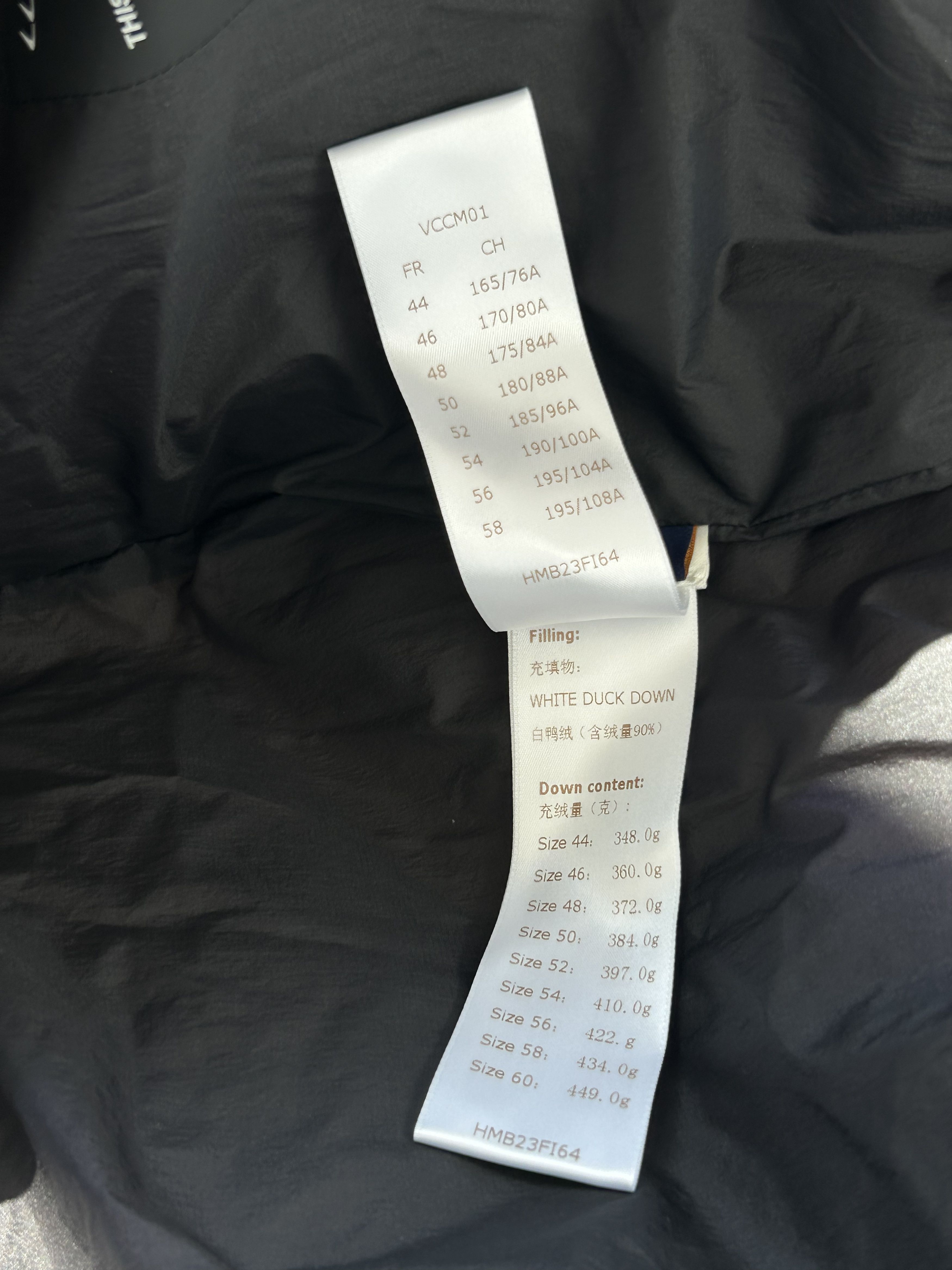 Louis Vuitton Black & Grey 2054 Monogram Heat Reflective Puffer Jacket Size US S / EU 44-46 / 1 - 6 Thumbnail