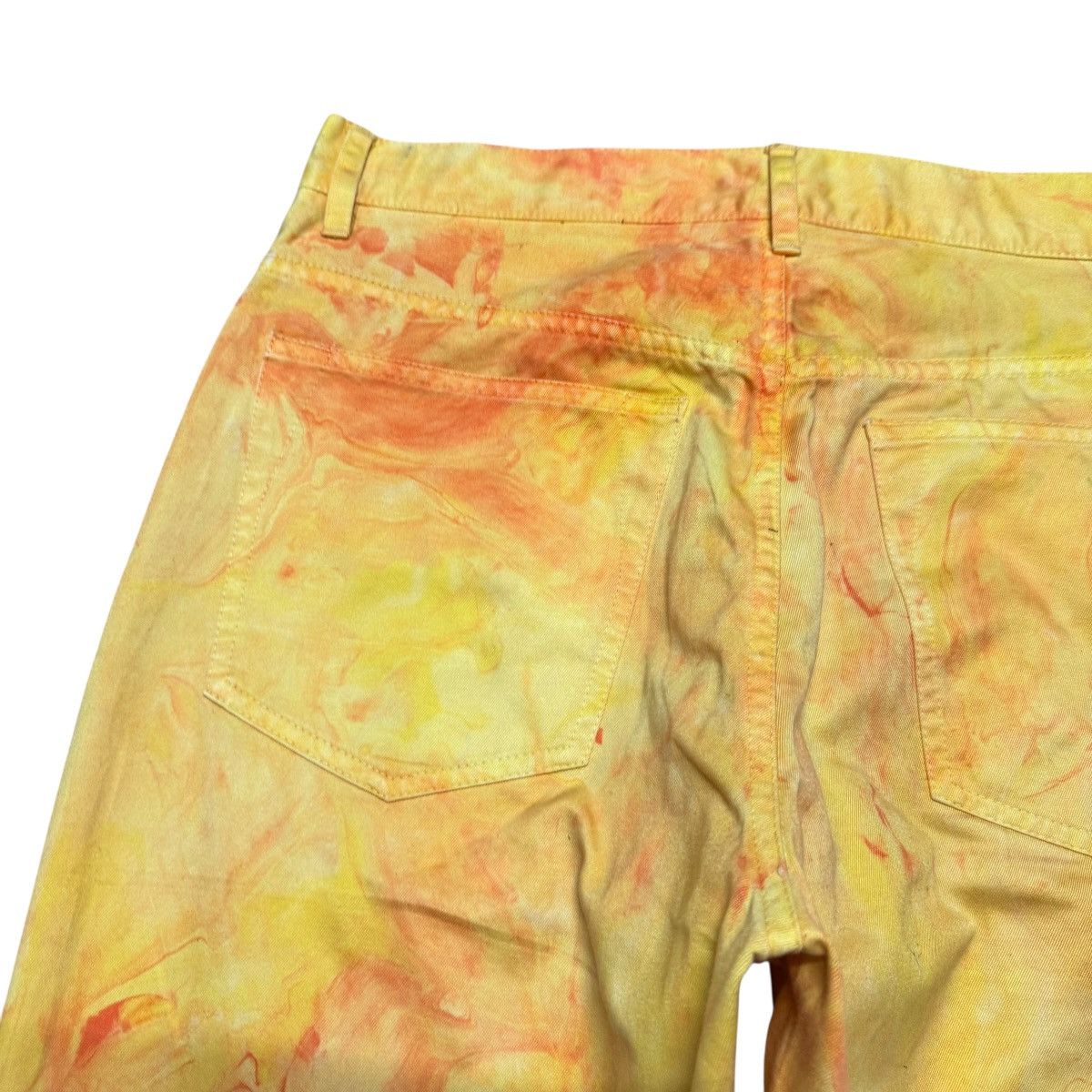 Japanese Brand Vintage SYNAPS Denim Painted Bleach Jeans Size US 31 - 11 Thumbnail