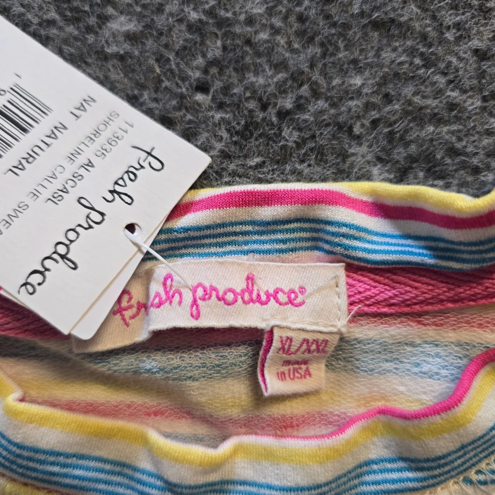 Pinko Fresh Produce Top Womens Size XXL Pink Blue Striped Boxy Stretch Casual Capsule Shirt Regular Womens Blue Size XXL / US 16-18 / IT 52-54 - 4 Thumbnail