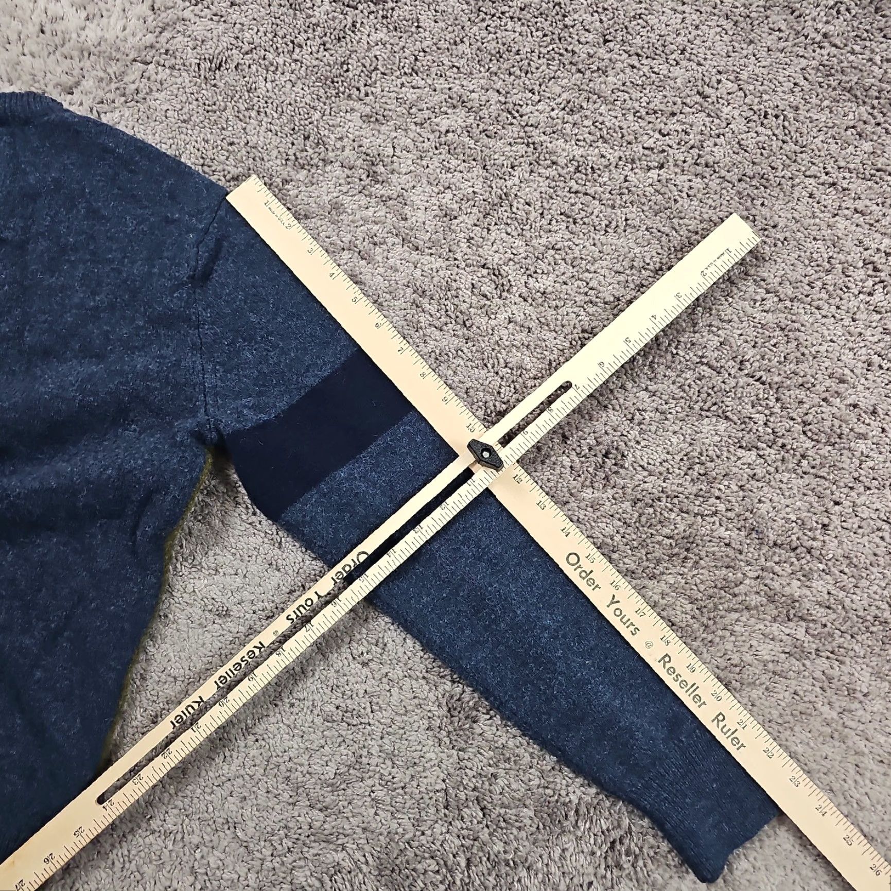 J.Crew J.CREW Sweater Mens M Green Blue Crew Neck 100% Wool Casual Regular Knit Pullover Size US M / EU 48-50 / 2 - 7 Thumbnail