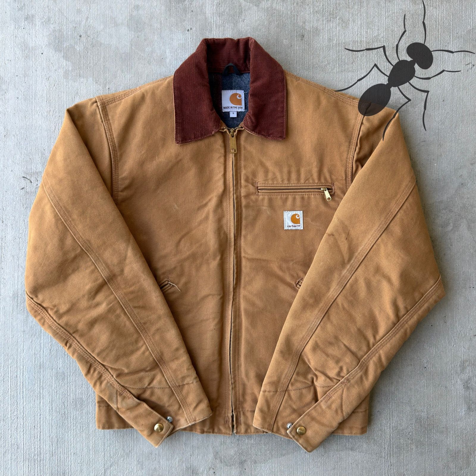Carhartt J001 brown Detroit work wear jacket