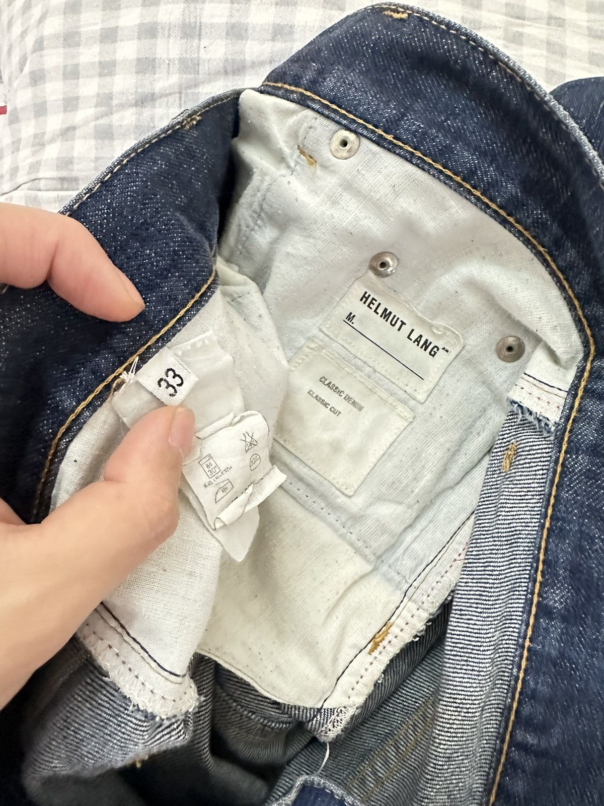 Helmut Lang Helmut lang denim pants classic cut 1998 Size US 33 - 6 Thumbnail