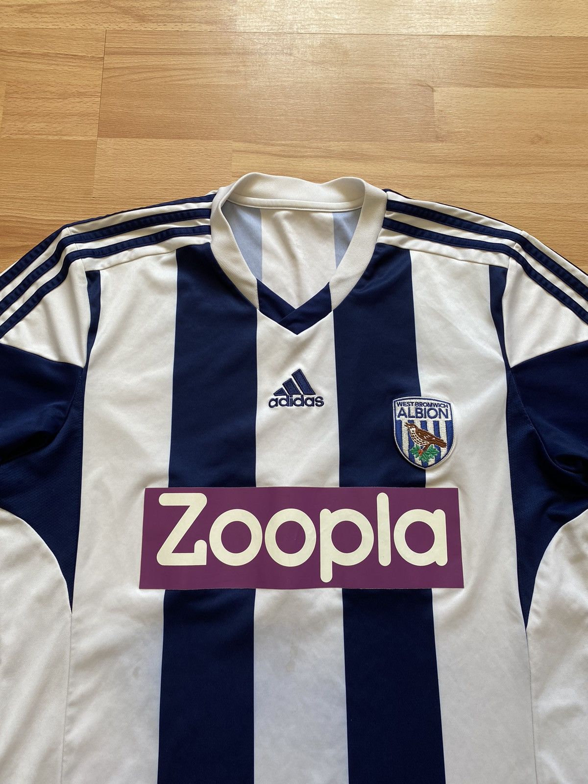 Adidas West Bromwich Albion 2013/2014 Home Football Shirt Adidas L Size US L / EU 52-54 / 3 - 2 Thumbnail
