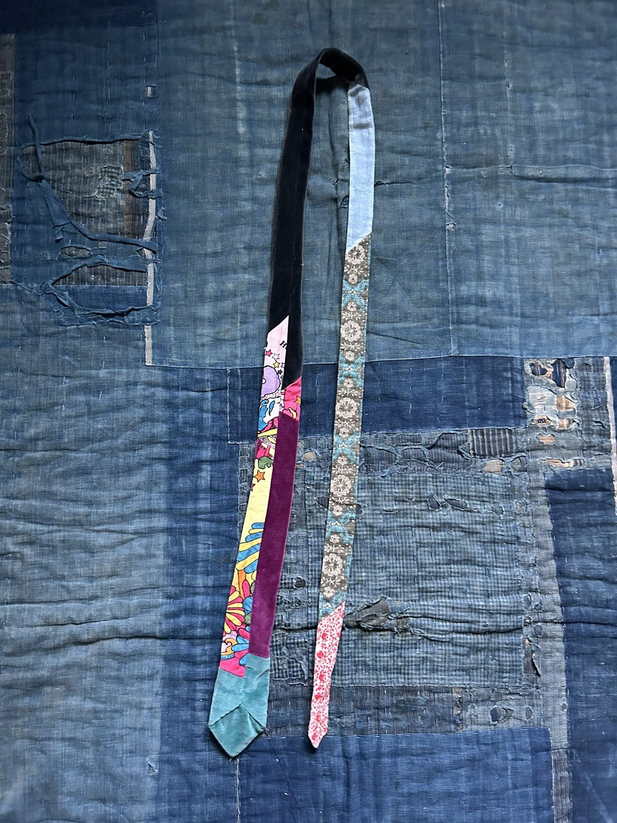 Kapital × Kapital Kountry Kapital patchwork Tie Size ONE SIZE - 5 Thumbnail