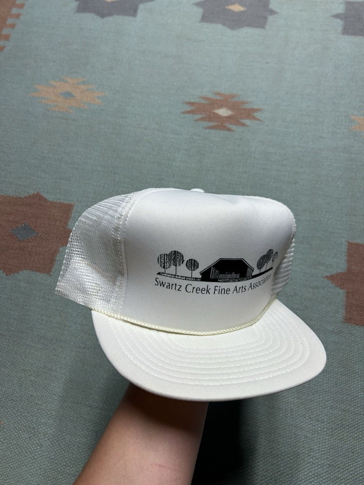 Vintage vtg trucker hat Schwartz creek fine arts associatio Michigan Size ONE SIZE - 1 Thumbnail