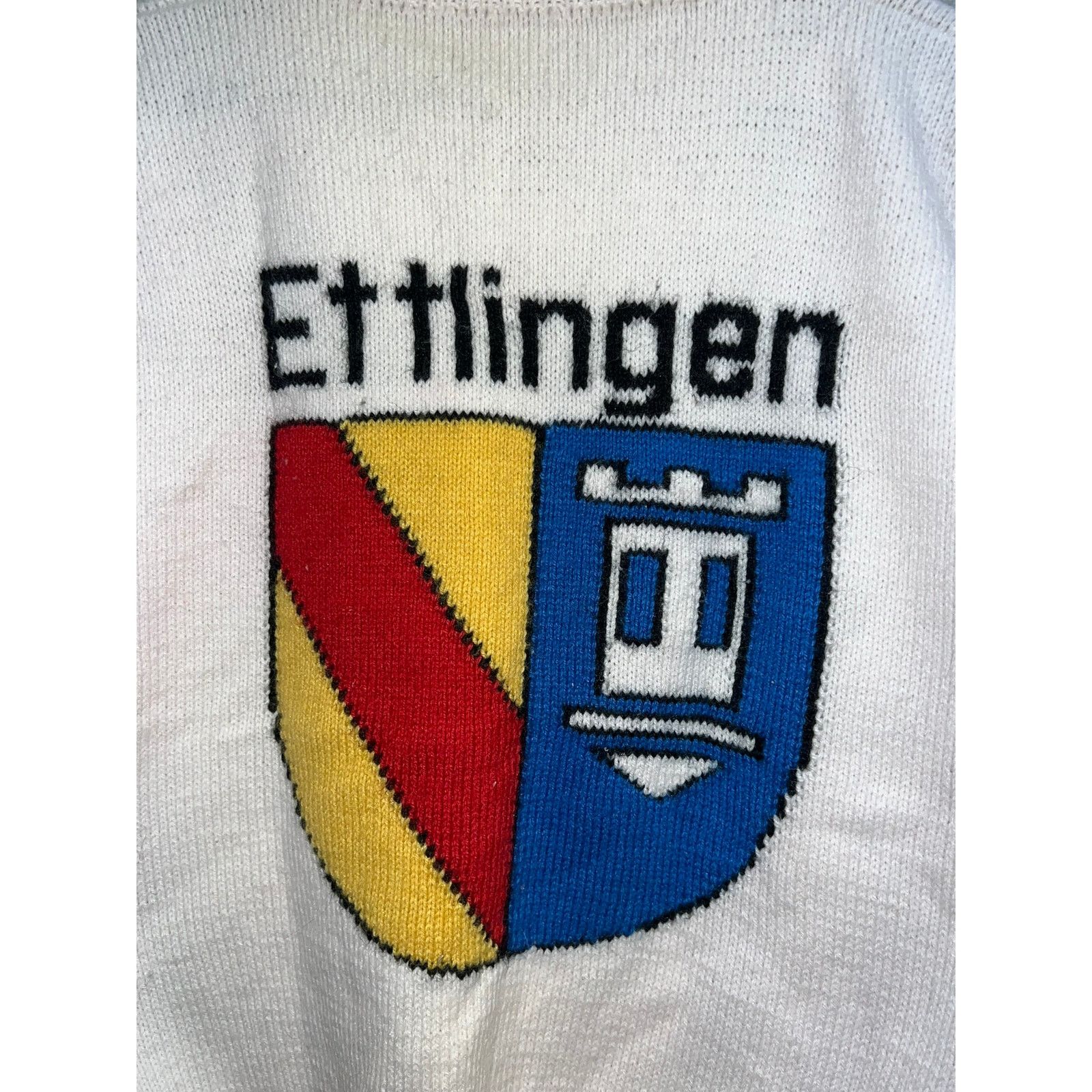 Vintage Vintage Ettlingen Sweater Germany Town City Graphic Vest M Size US M / EU 48-50 / 2 - 5 Thumbnail