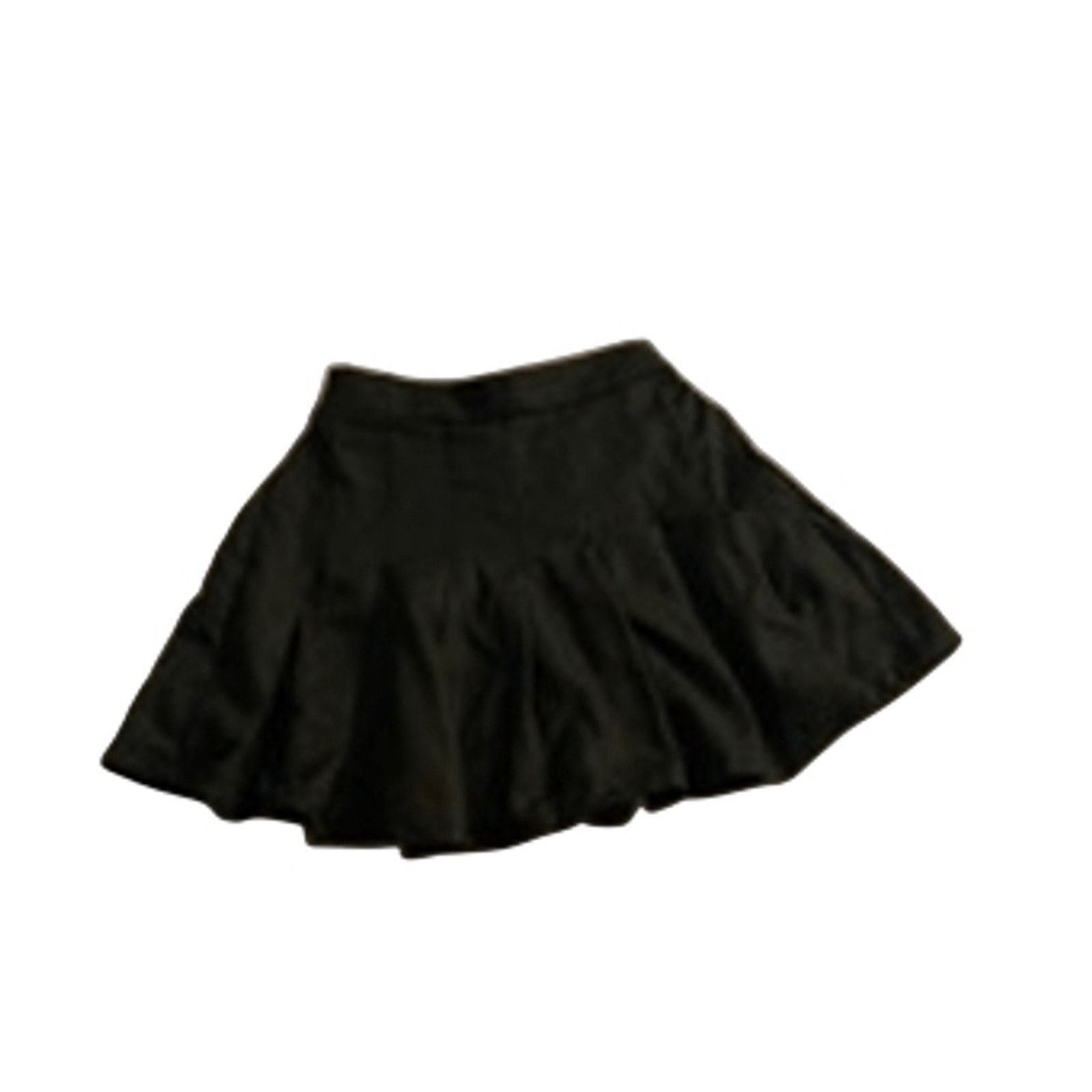 Other Charlotte Russe Black Skater Skirt Soft Stretch Y2K XS Size 22" - 2 Thumbnail