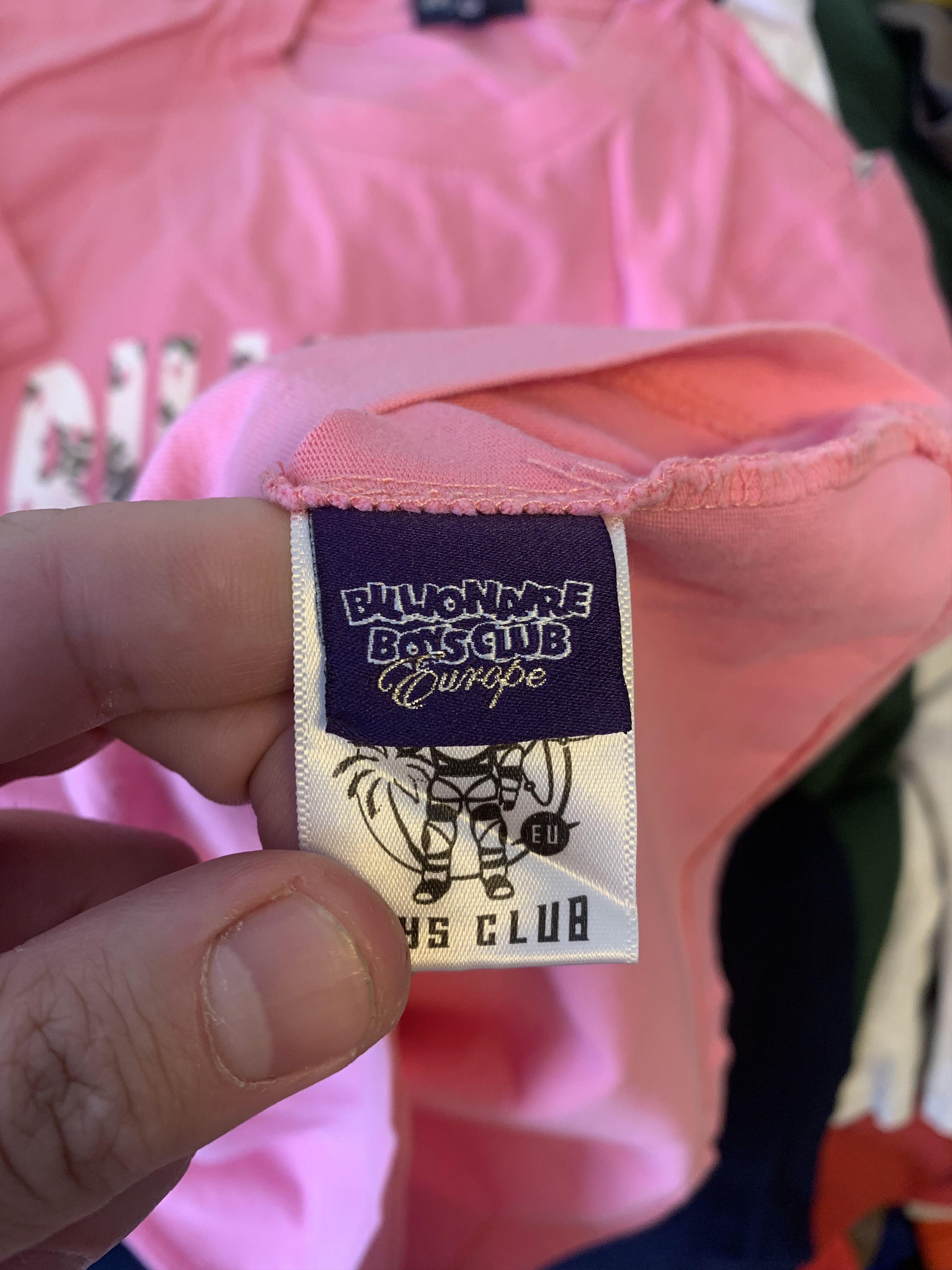 Billionaire Boys Club Billionaire boys club bbc pink t-shirt big logo Japanese M Size US M / EU 48-50 / 2 - 8 Thumbnail