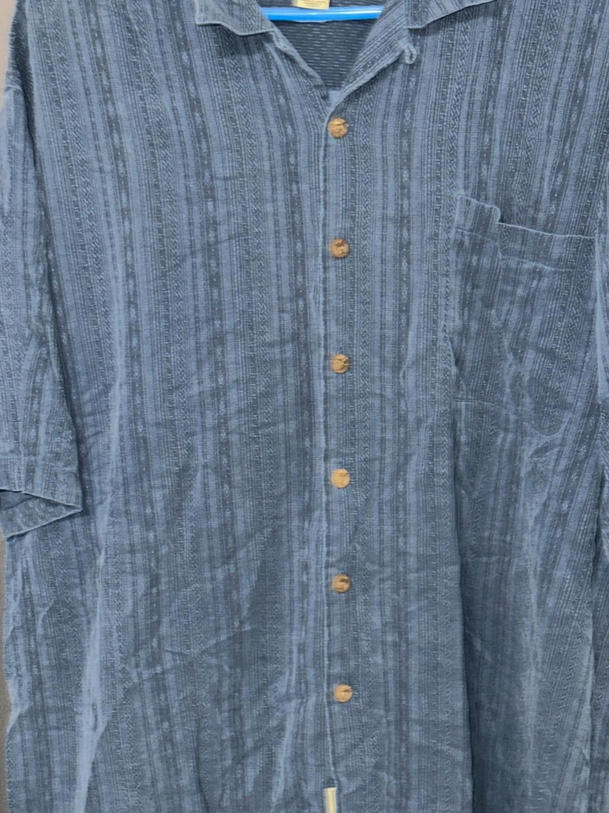 Designer 🌊 Jamaica Jaxx Silk Button-Up (XXL) Size 48R - 2 Thumbnail