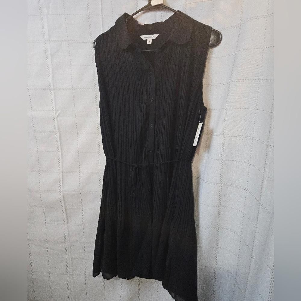 Lucky Brand Black Sleeveless Dress