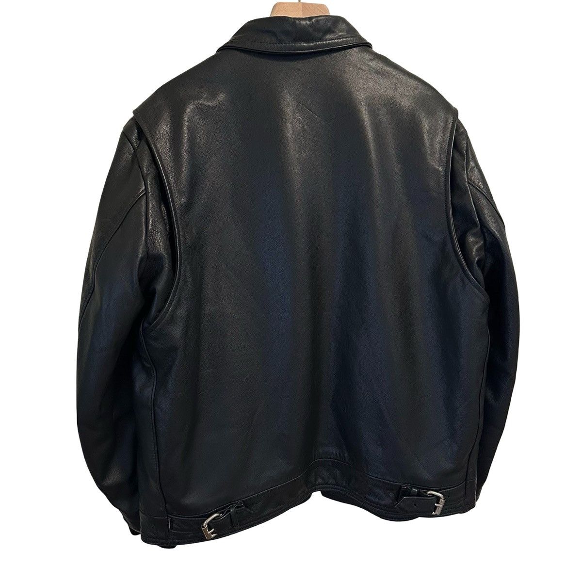 Schott × Supreme Supreme Schott Leopard Lined Leather Work Jacket Size US XL / EU 56 / 4 - 3 Thumbnail