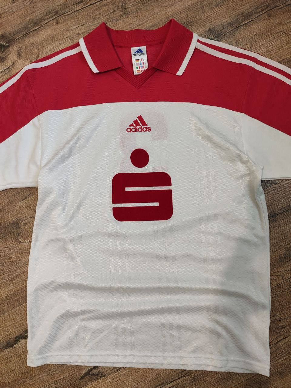 Adidas Adidas Nylon Football Jersey 90s, Sparkasse Logo German Club Size US M / EU 48-50 / 2 - 1 Thumbnail
