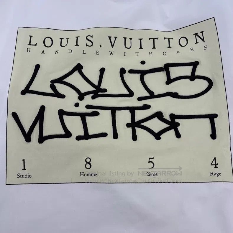 Louis Vuitton Louis Vuitton White Chest 1854 Series Drawing Sketch Signa Size US L / EU 52-54 / 3 - 7 Thumbnail