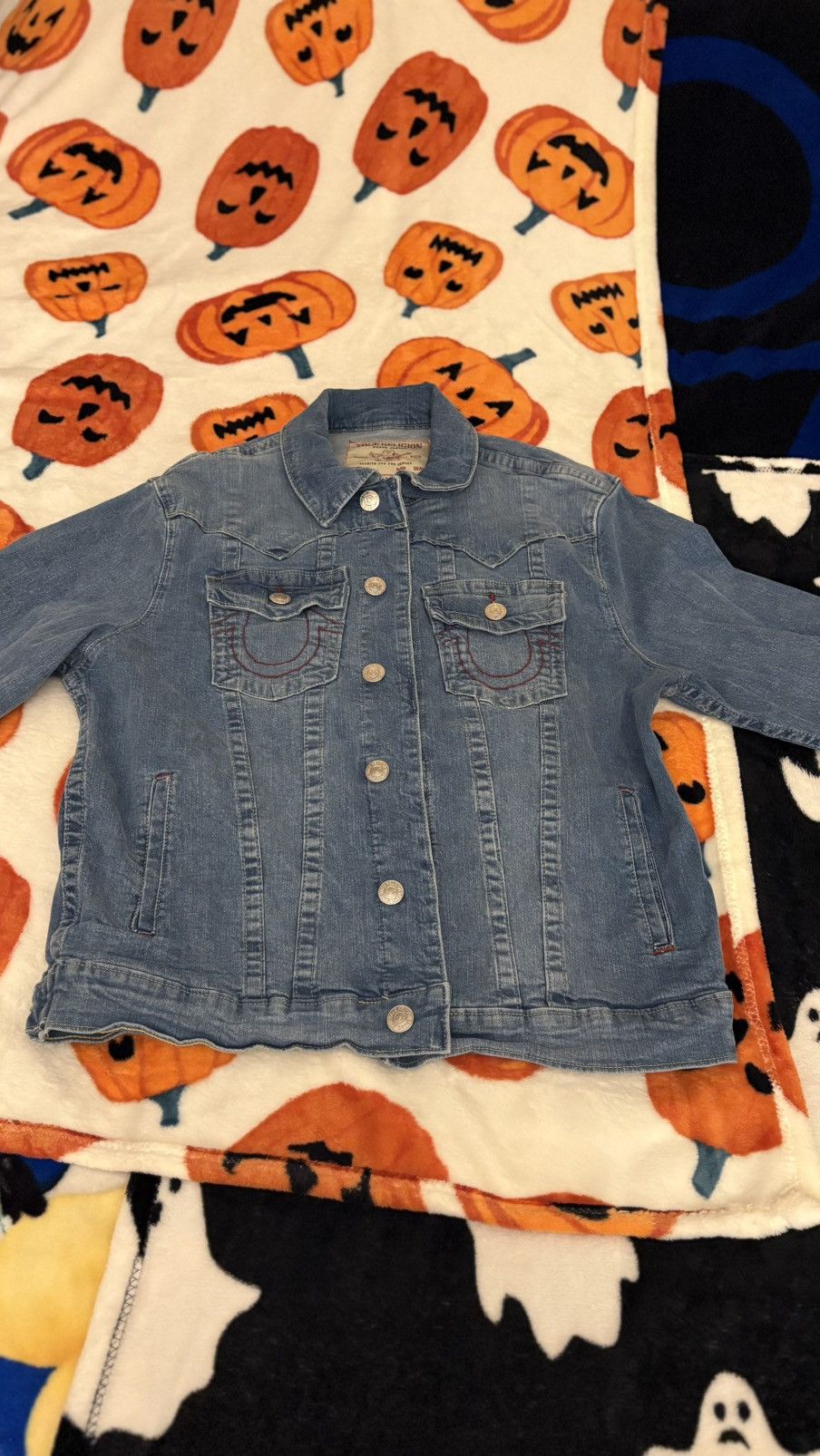 True Religion True Religion Jimmy Denim Jacket Size US L / EU 52-54 / 3 - 1 Thumbnail