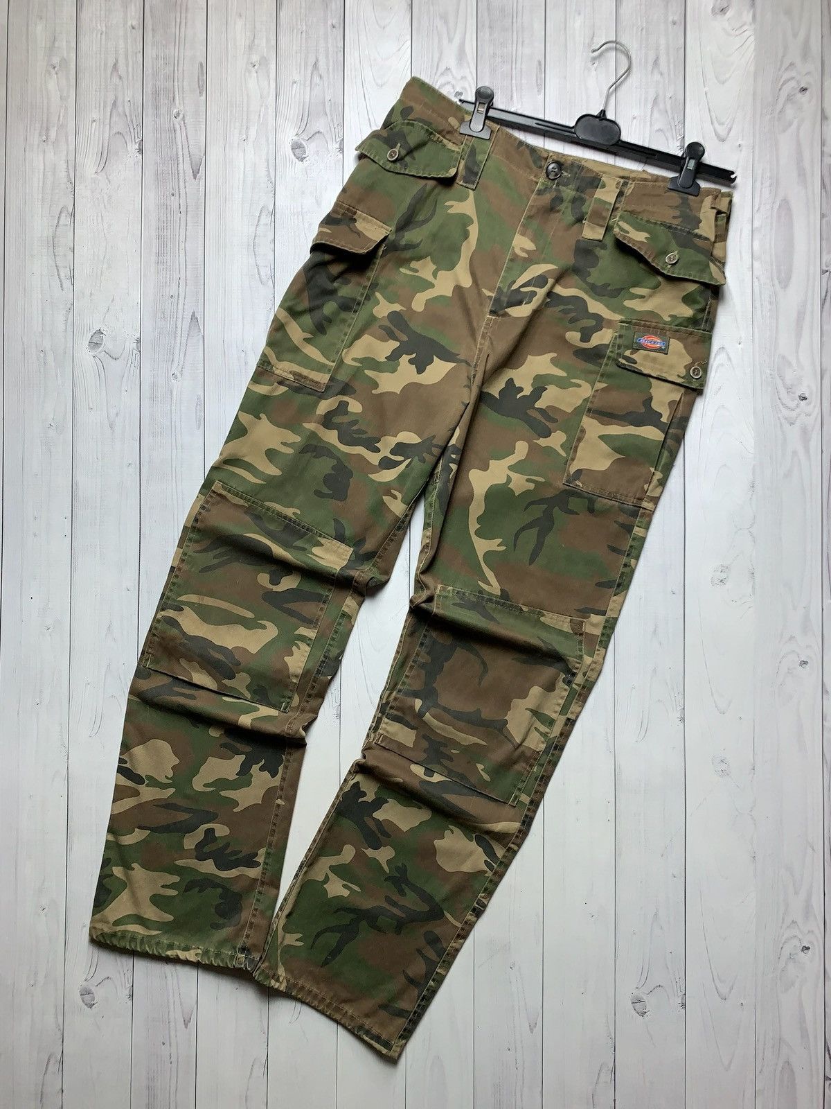 Dickies × Vintage Vintage Dickies camo pants Y2K work size 34 avante garde Size US 34 / EU 50 - 1 Thumbnail