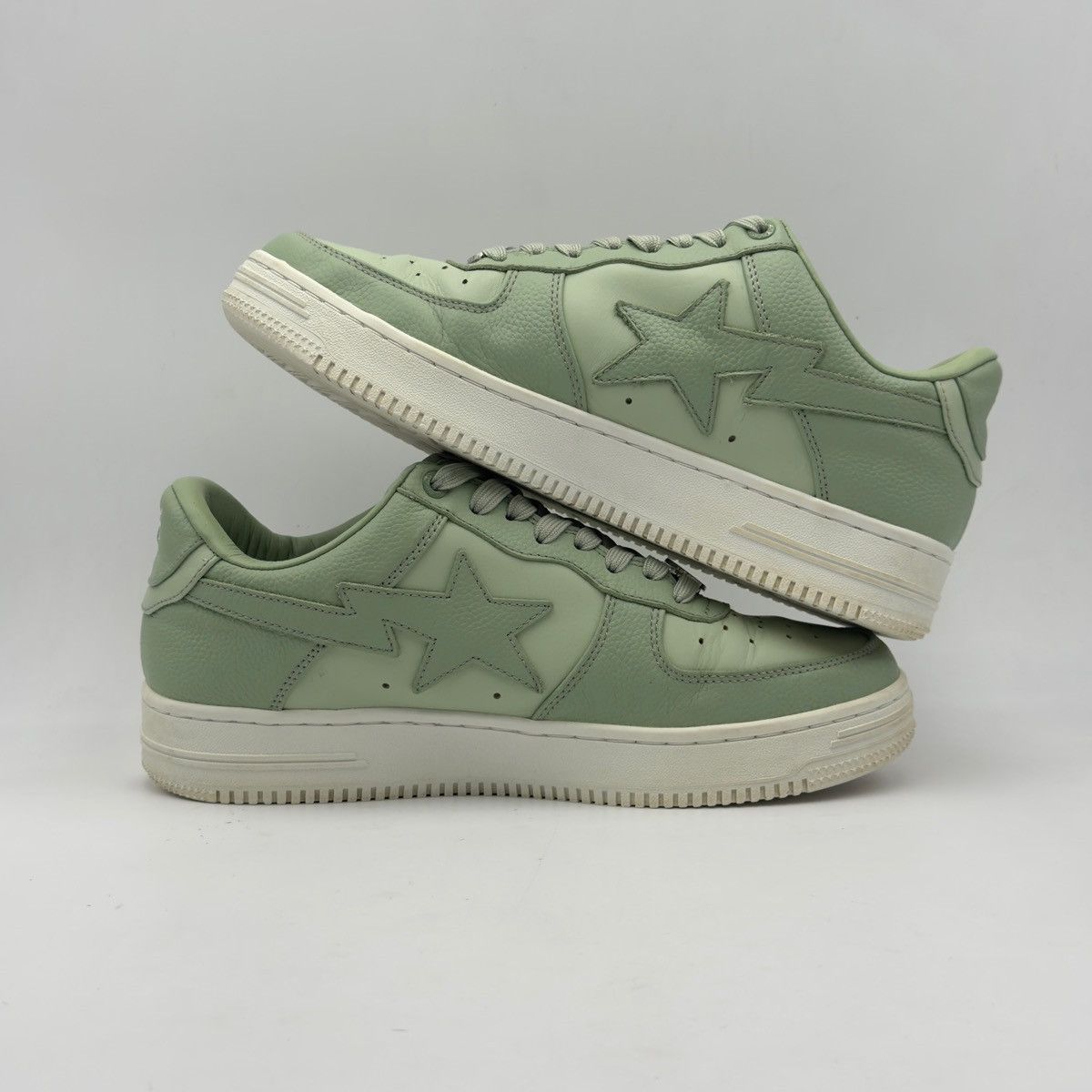 Bape A Bathing Ape Bapesta Green 2023 Size US 9.5 / EU 42-43 - 6 Thumbnail