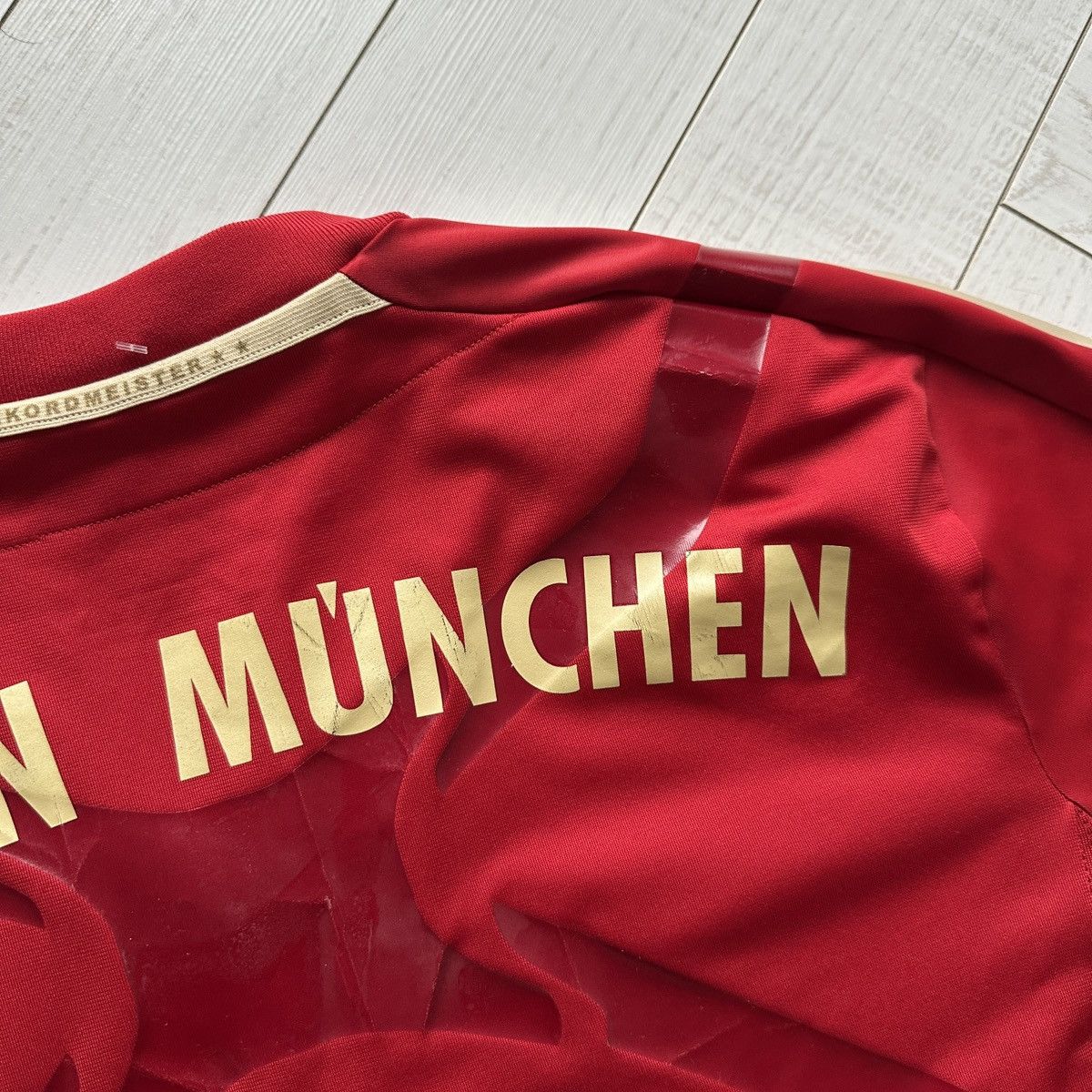 Adidas Bayern Munchen 11/12 Player Issue Techfit jersey Adidas rare Size US L / EU 52-54 / 3 - 13 Thumbnail