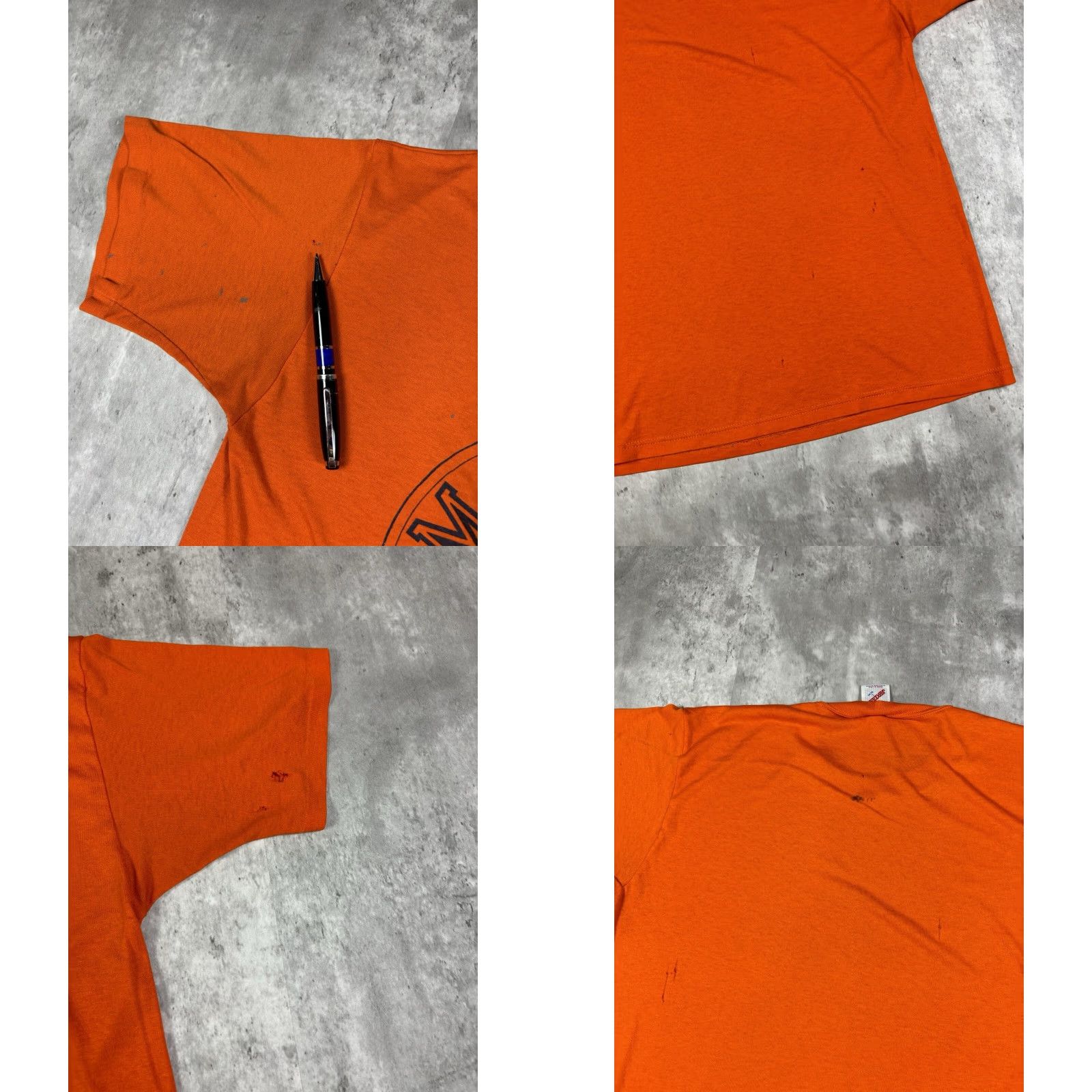 Jerzees VINTAGE 90s Sherif Police Graphic T-Shirt L Jerzees Men Captain America Ghost Stitch Orange Crew Neck Short Sleeve Cotton Size US L / EU 52-54 / 3 - 8 Thumbnail