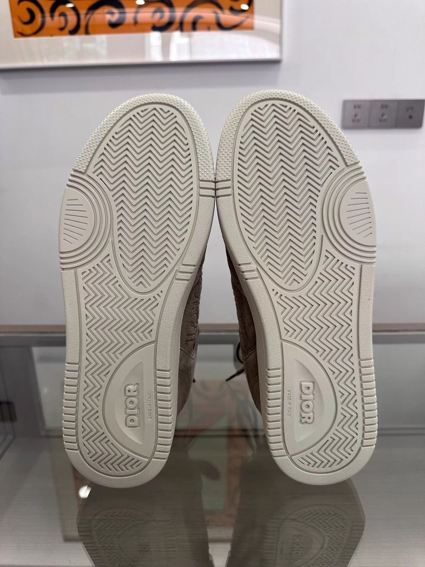 Dior Dior B27 Side Logo Gray Suede Men's Sneaker 42 Size US 9 / EU 42 - 6 Thumbnail