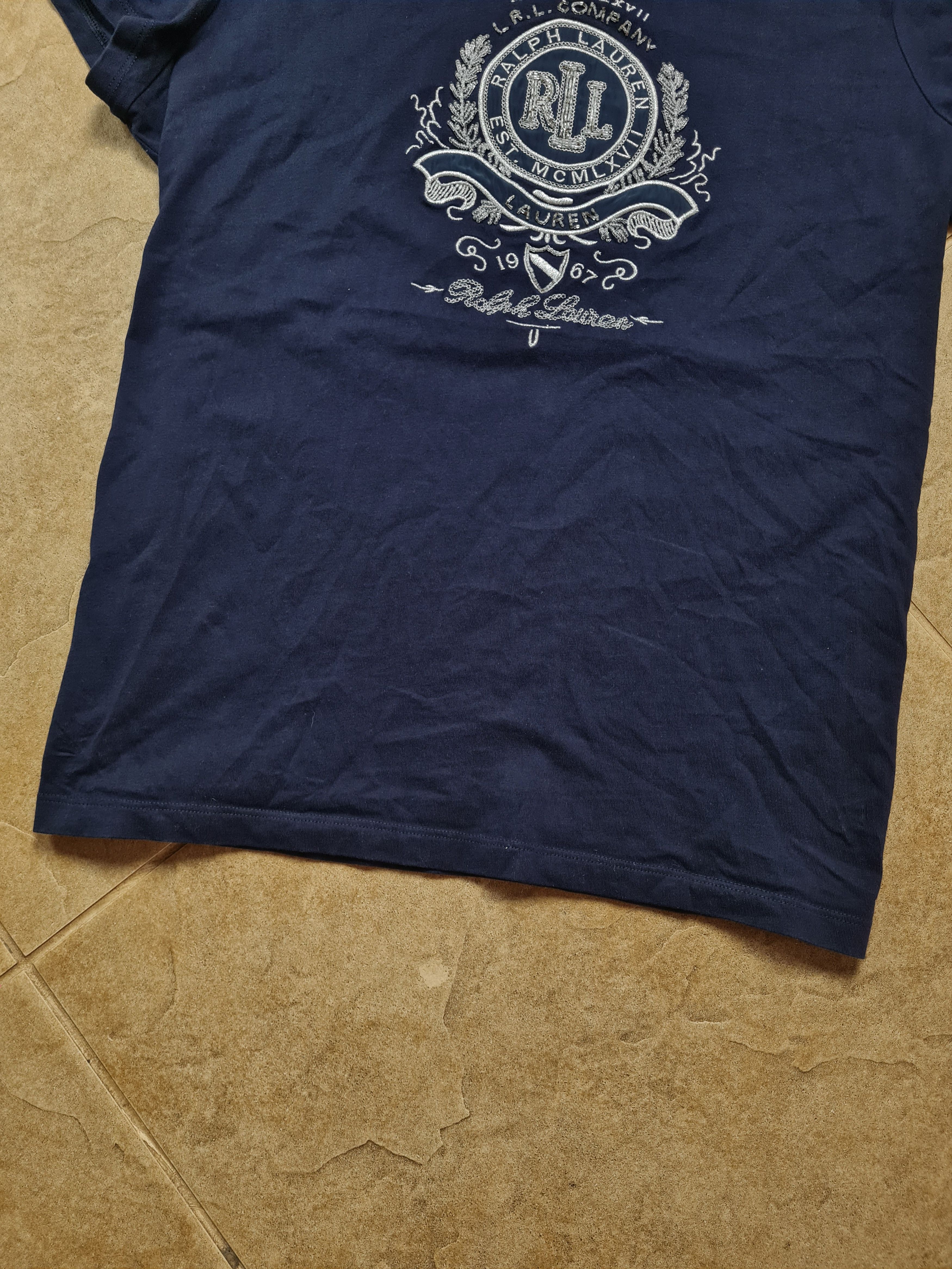 Polo Ralph Lauren Vintage Ralph Lauren Embroidered beads Big Logo Blue Size L Size L / US 10 / IT 46 - 12 Thumbnail