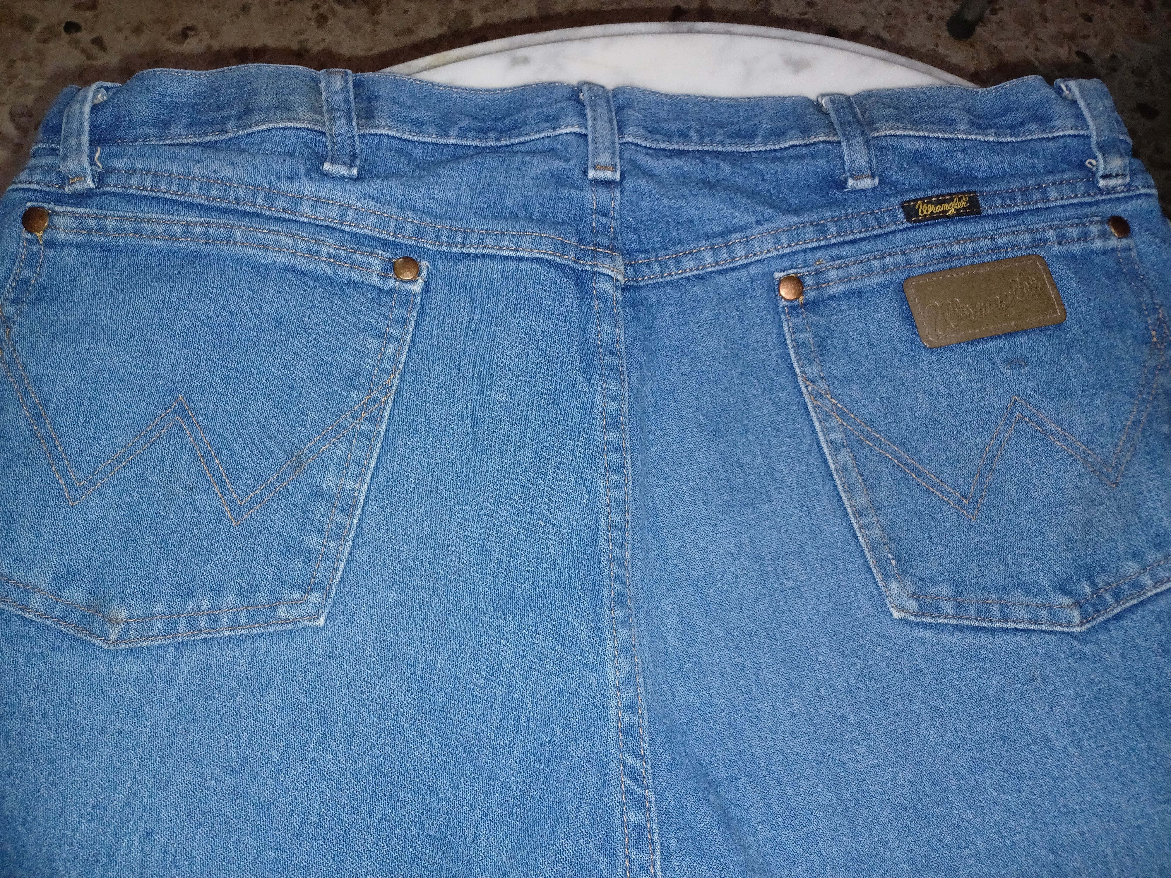 Wrangler Wrangler Men's Blue Jeans 40 x 32 Size US 40 / EU 56 - 3 Thumbnail