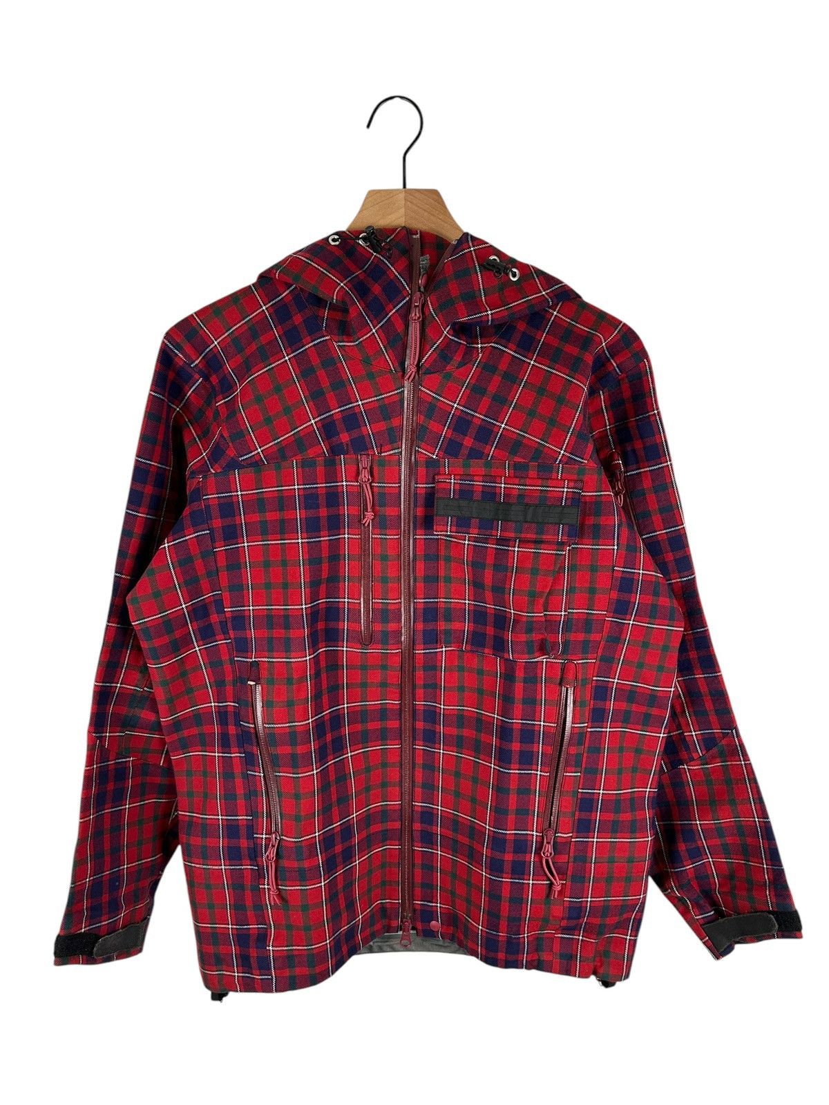 Beams Plus 35th Anniversary F/W11 Plaid Taped Seam Technical Jacket Size US S / EU 44-46 / 1 - 1 Thumbnail