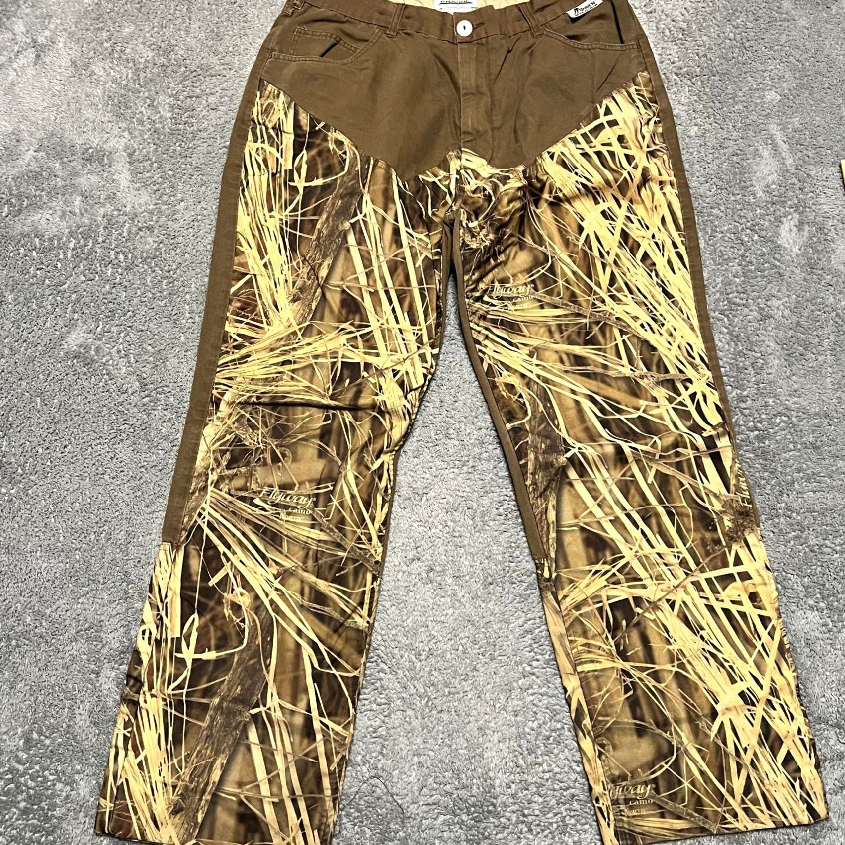 Vintage Mountain Prairie Pants Mens 38 Camo Flyway Brown Hunting Chino 29in Inseam Brown Mens Size US 36 / EU 52 - 2 Thumbnail