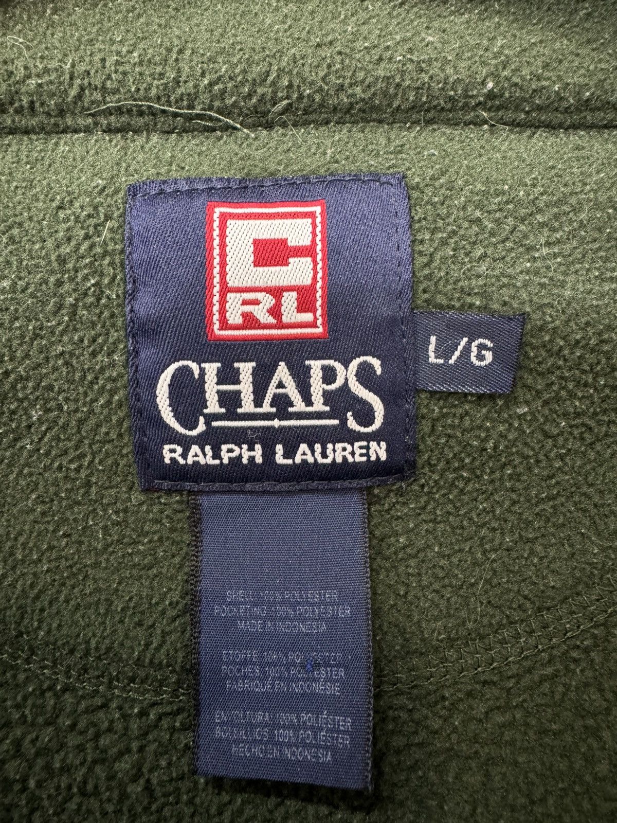 Chaps Ralph Lauren Chaps Ralph Lauren Men Fleece Zip Jacket Khaki Size L Size US L / EU 52-54 / 3 - 5 Thumbnail