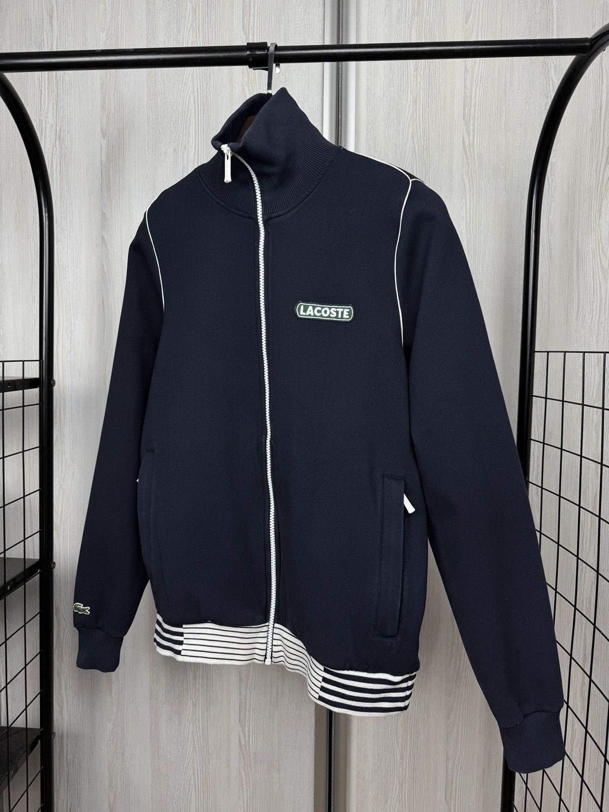 Lacoste Lacoste navy blue full zip track top jacket Size US S / EU 44-46 / 1 - 7 Thumbnail