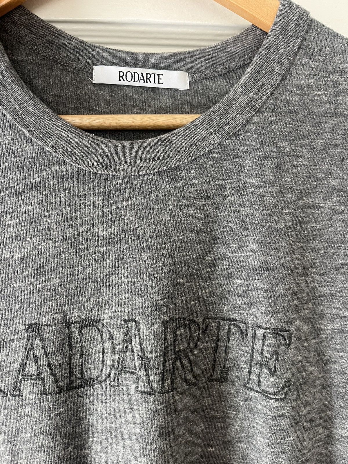 Rodarte “Radarte” barbed wire text tshirt Size US S / EU 44-46 / 1 - 3 Thumbnail