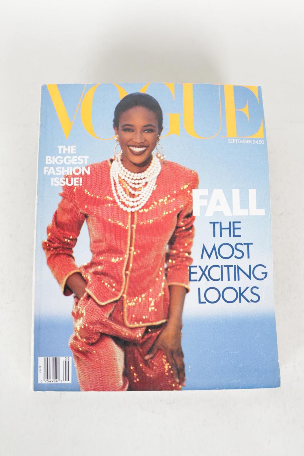Vogue 89' Vogue September Naomi Campbell Magazine Size ONE SIZE - 1 Thumbnail