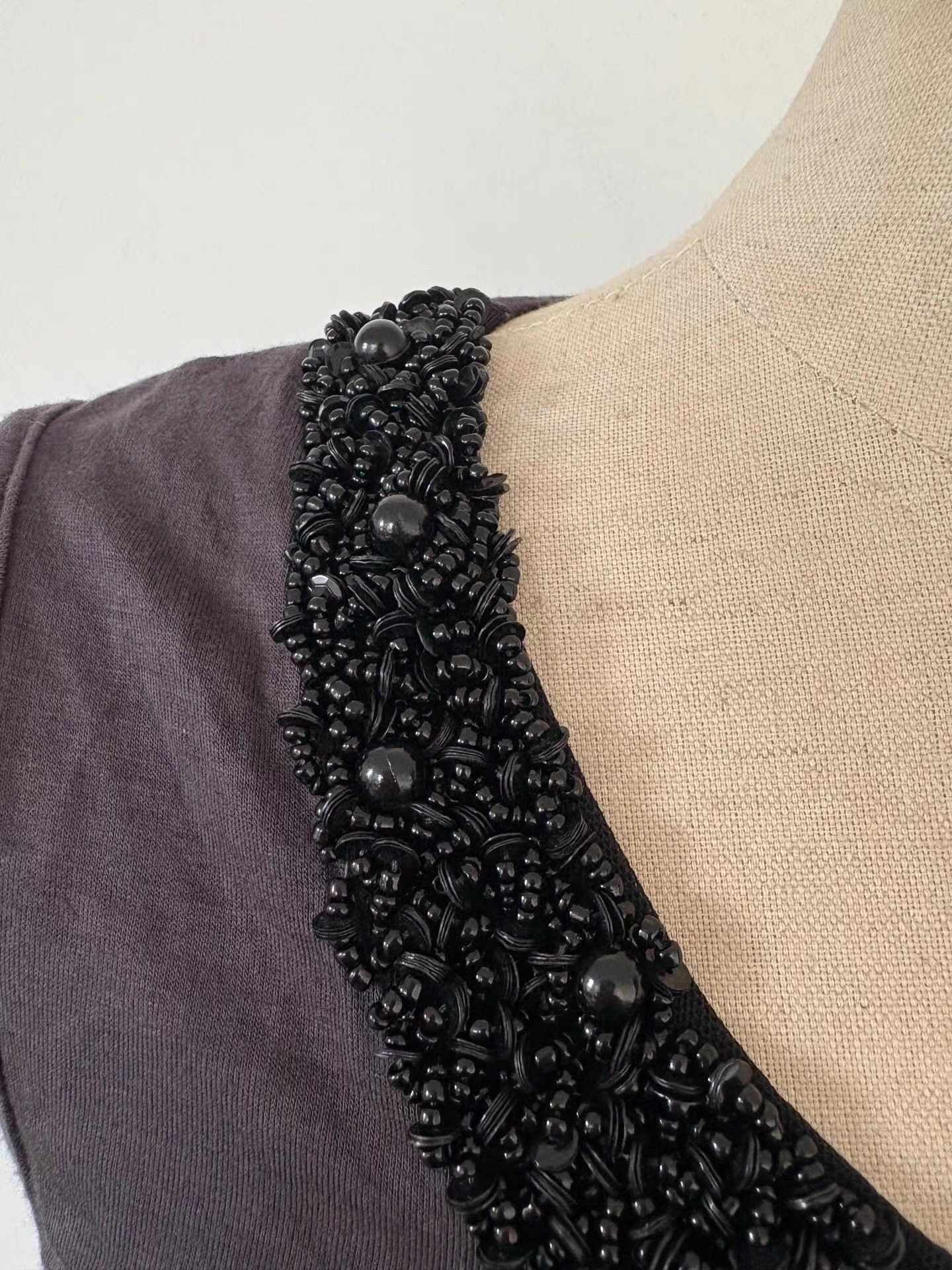 Margaret Howell Margaret Frances Women's Beaded Neck Sleeveless Top Ｑ21 Size M / US 6-8 / IT 42-44 - 3 Thumbnail