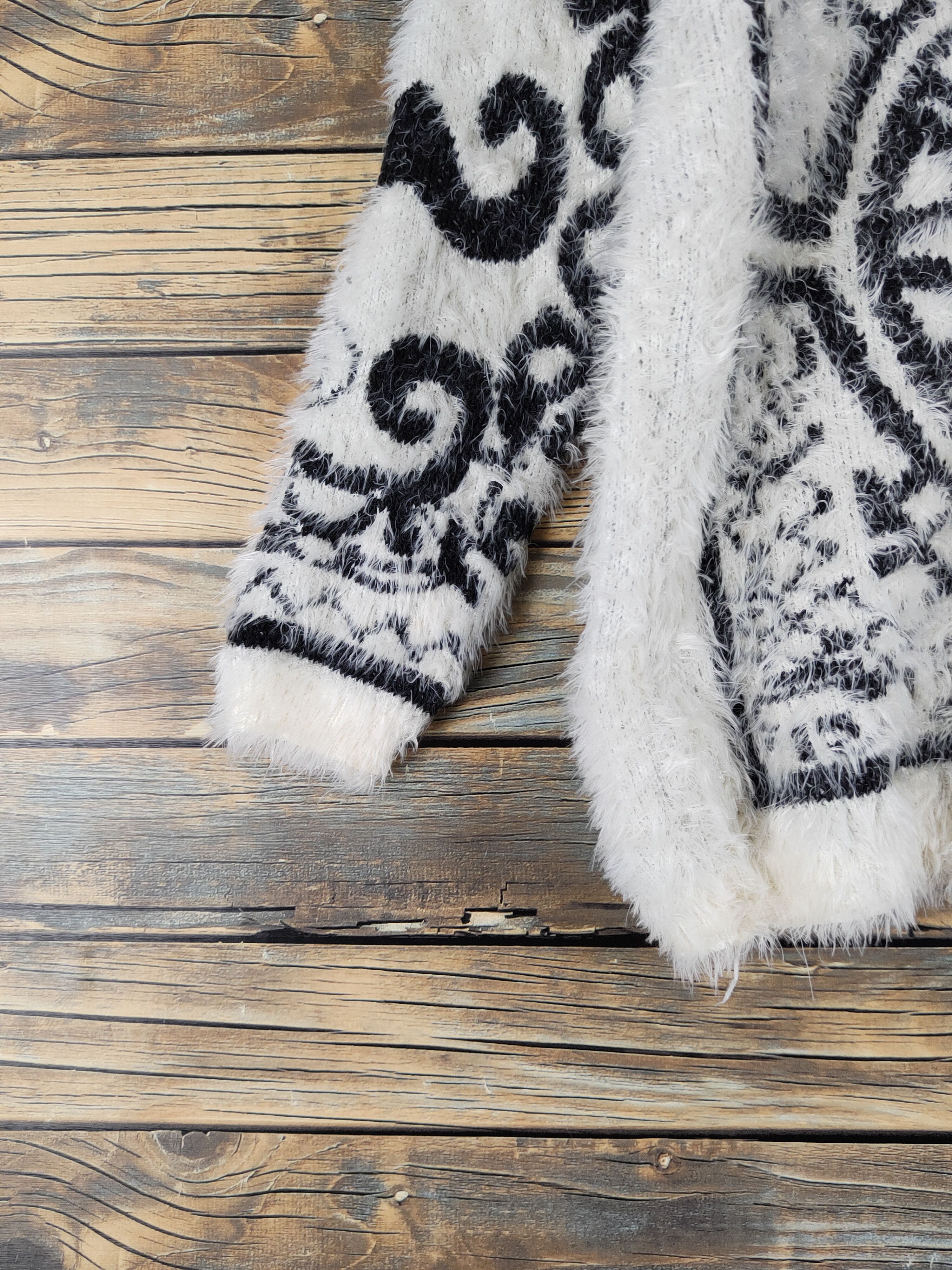 Japanese Brand Japanese Brand Ivory Shag Shaggy Fur Mohair Knitwear #W1947 Size S / US 4 / IT 40 - 4 Thumbnail