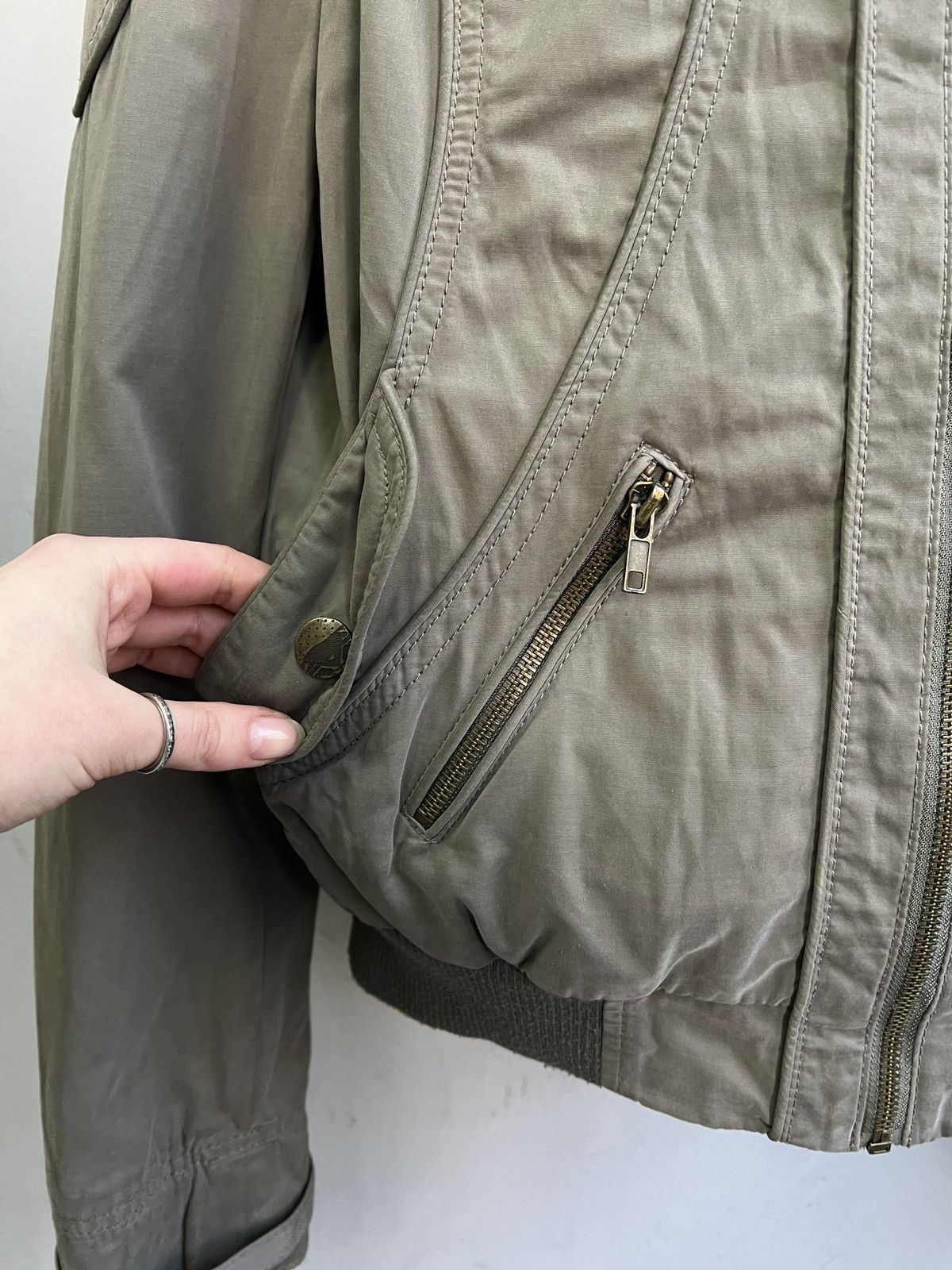 14th Addiction Y2k avant garde cropped bomber jacket dolce gabbana style Size US M / EU 48-50 / 2 - 4 Thumbnail