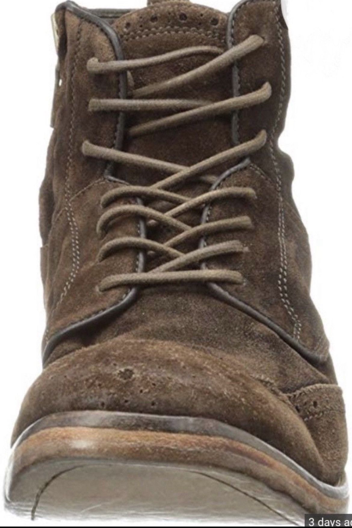 John Varvatos Brown Suede Zip boot 9.5 Size US 9.5 / EU 42-43 - 2 Thumbnail