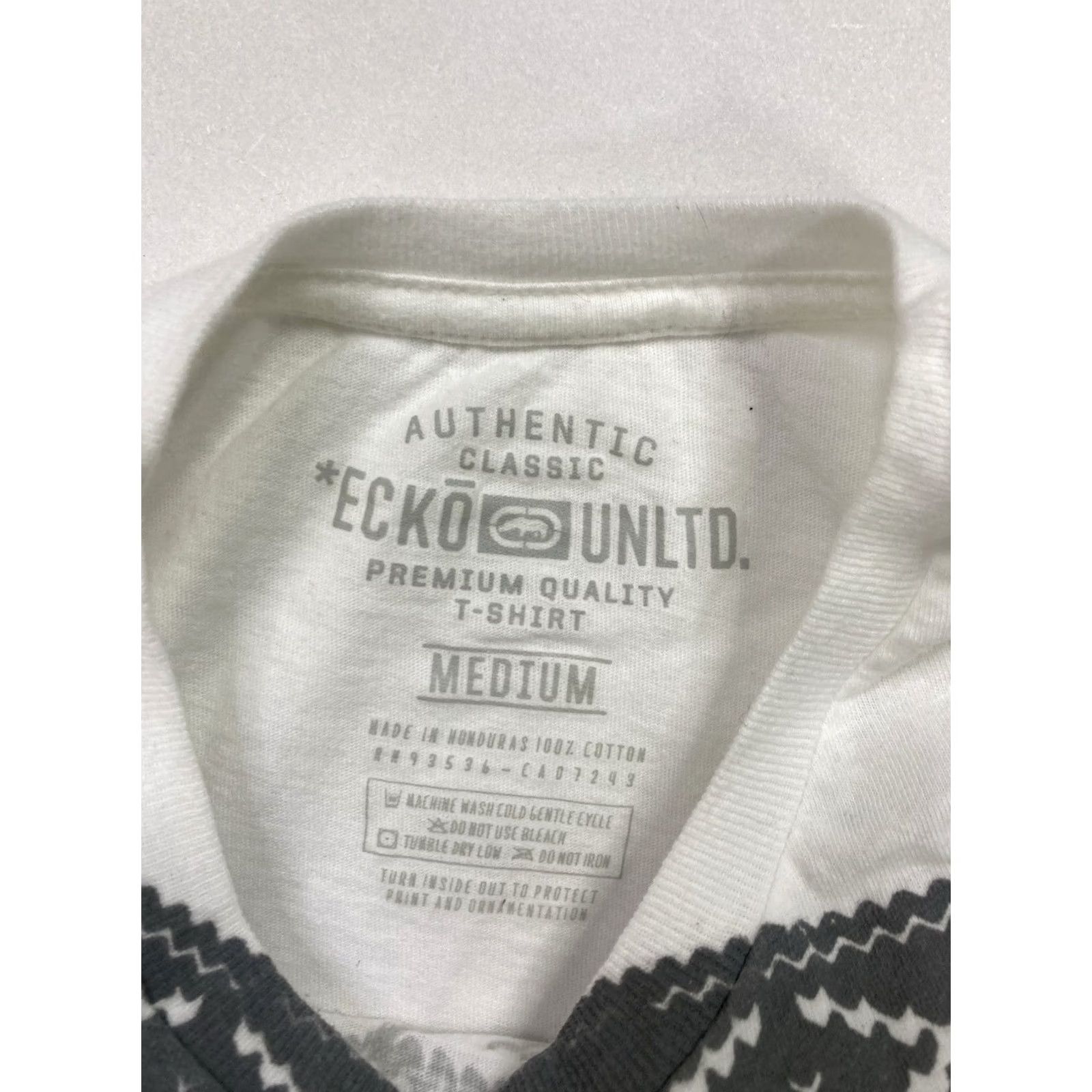 Ecko Unltd. VINTAGE Ecko Unltd. Skull Graphic T-shirt Men Medium White Short Sleeve Size US M / EU 48-50 / 2 - 4 Thumbnail