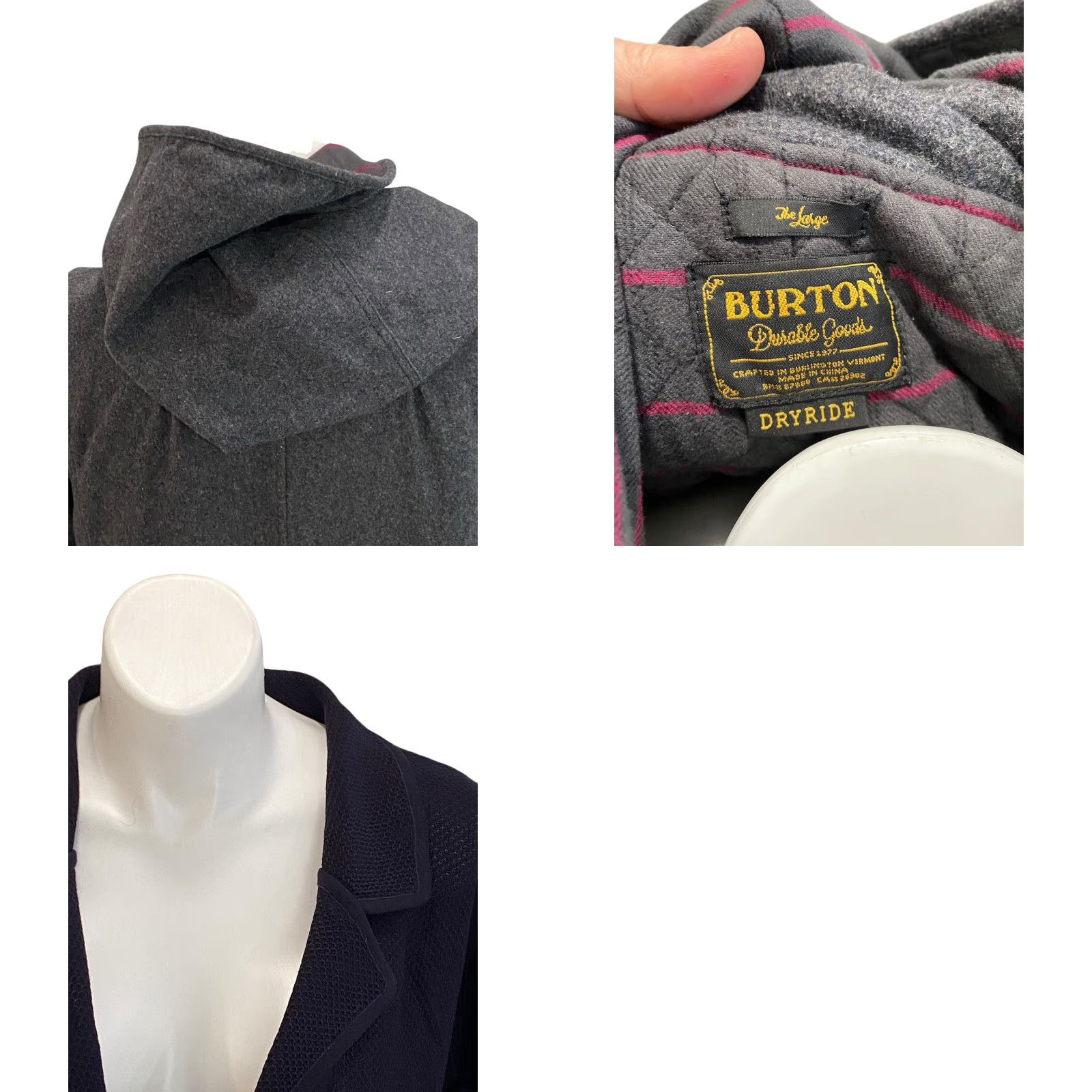 Burton Burton DryRide Women WB Stevie Jacket Wool Grey Hood Classic Size Large Size L / US 10 / IT 46 - 9 Thumbnail