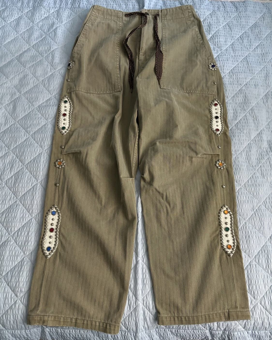 Kapital Kapital Gemstone Herringbone Easy Baker Pants Size US 32 / EU 48 - 2 Thumbnail