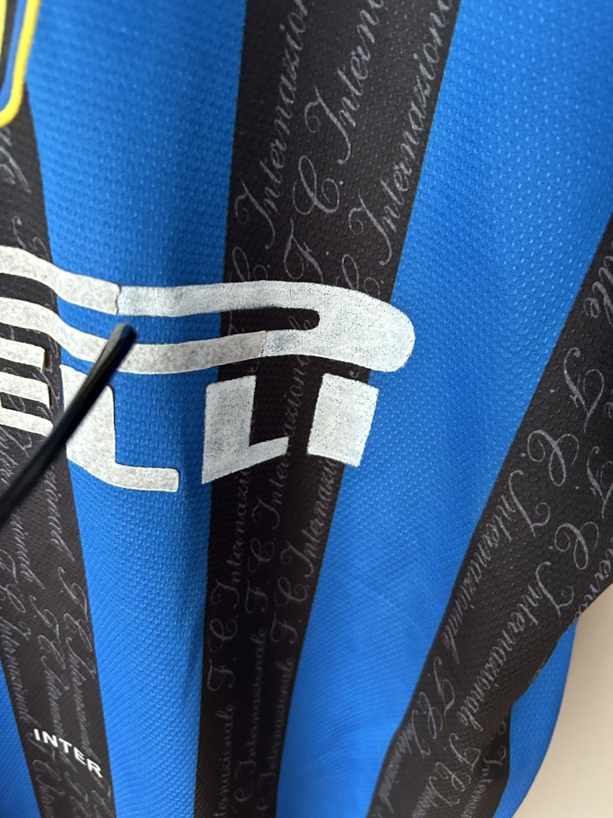 Umbro Inter Milan Home Jersey Umbro Pirelli Blue Black | Size L Size US L / EU 52-54 / 3 - 11 Thumbnail