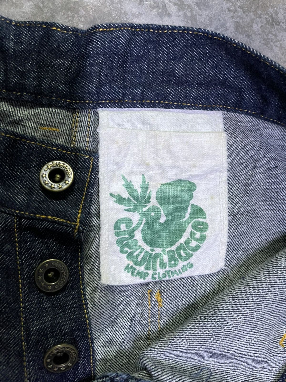 If Six Was Nine × Japanese Brand Super Flare Jeans Japan Chewin’ Bacco Size US 29 - 16 Thumbnail