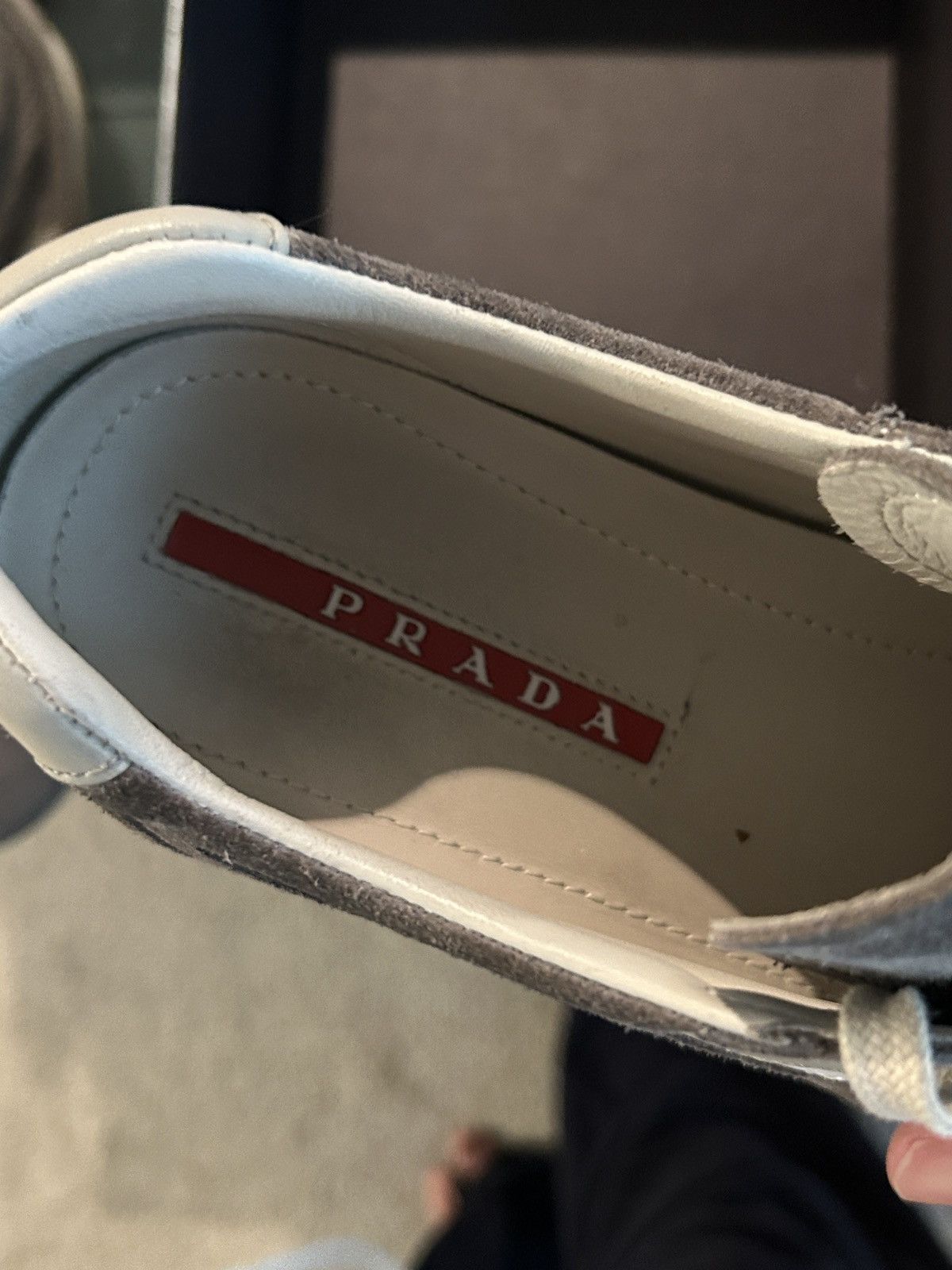 Prada WB! Suede Flat Low Trainers Size US 9 / EU 42 - 9 Thumbnail