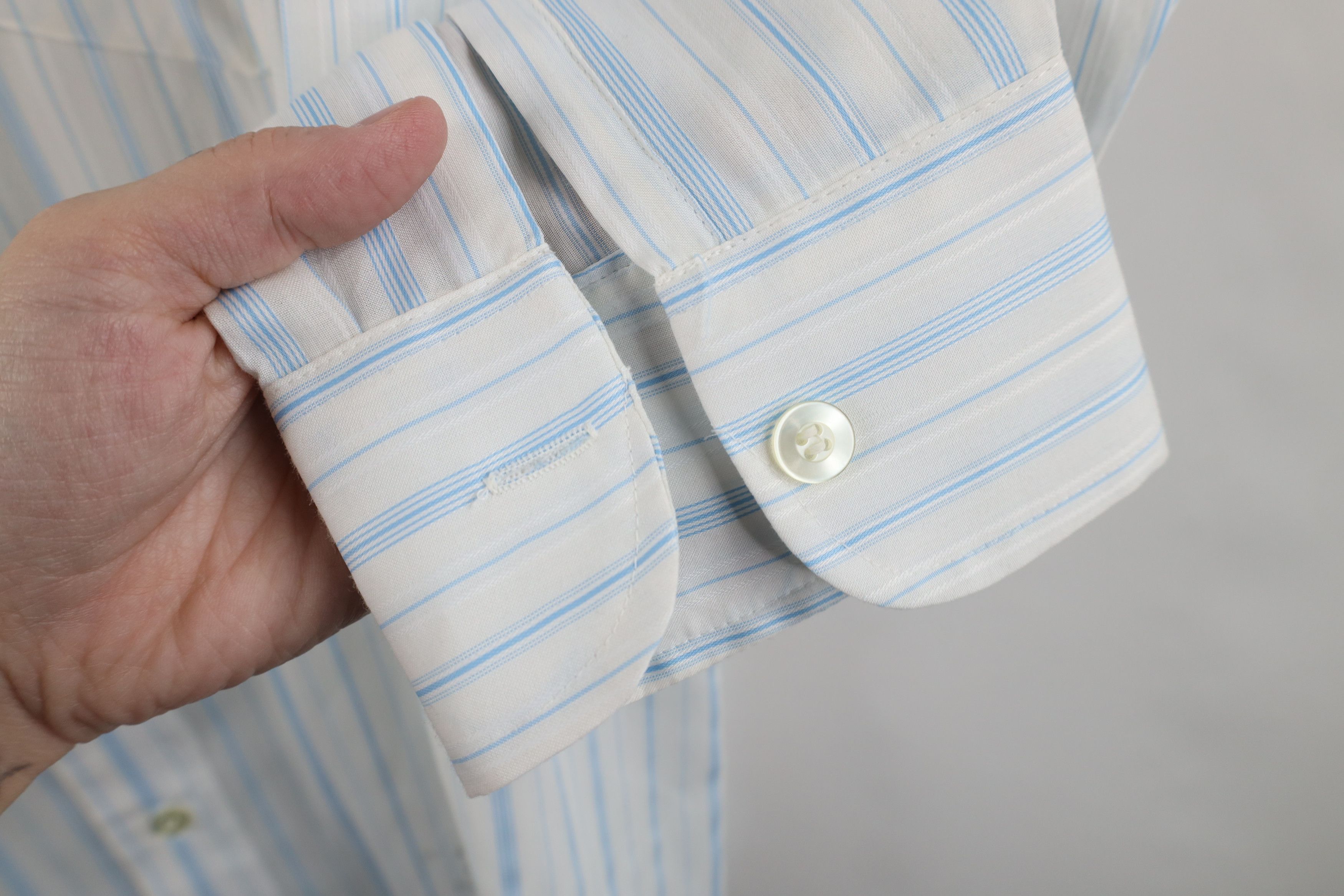 Vintage Vintage 70s Streetwear Striped Collared Button Shirt USA Size US M / EU 48-50 / 2 - 4 Thumbnail
