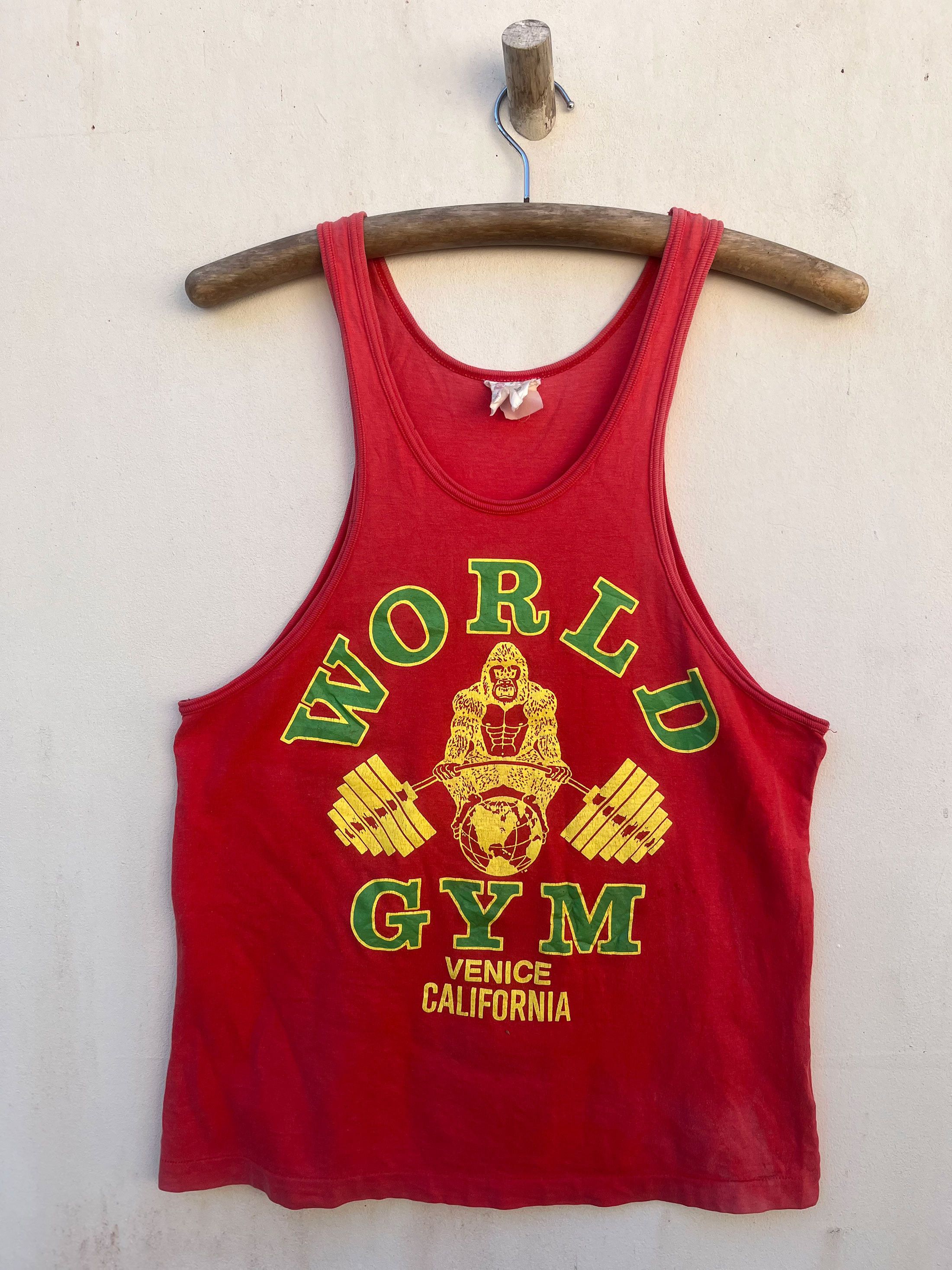 Sports Specialties Vintage World Gym Venice California 80s 90s Single Stitch Size US M / EU 48-50 / 2 - 1 Thumbnail