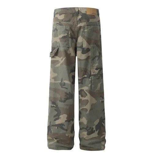 Japanese Brand × Jean Men's loose straight trendy camouflage cargo trousers y2k Size US 34 / EU 50 - 3 Thumbnail