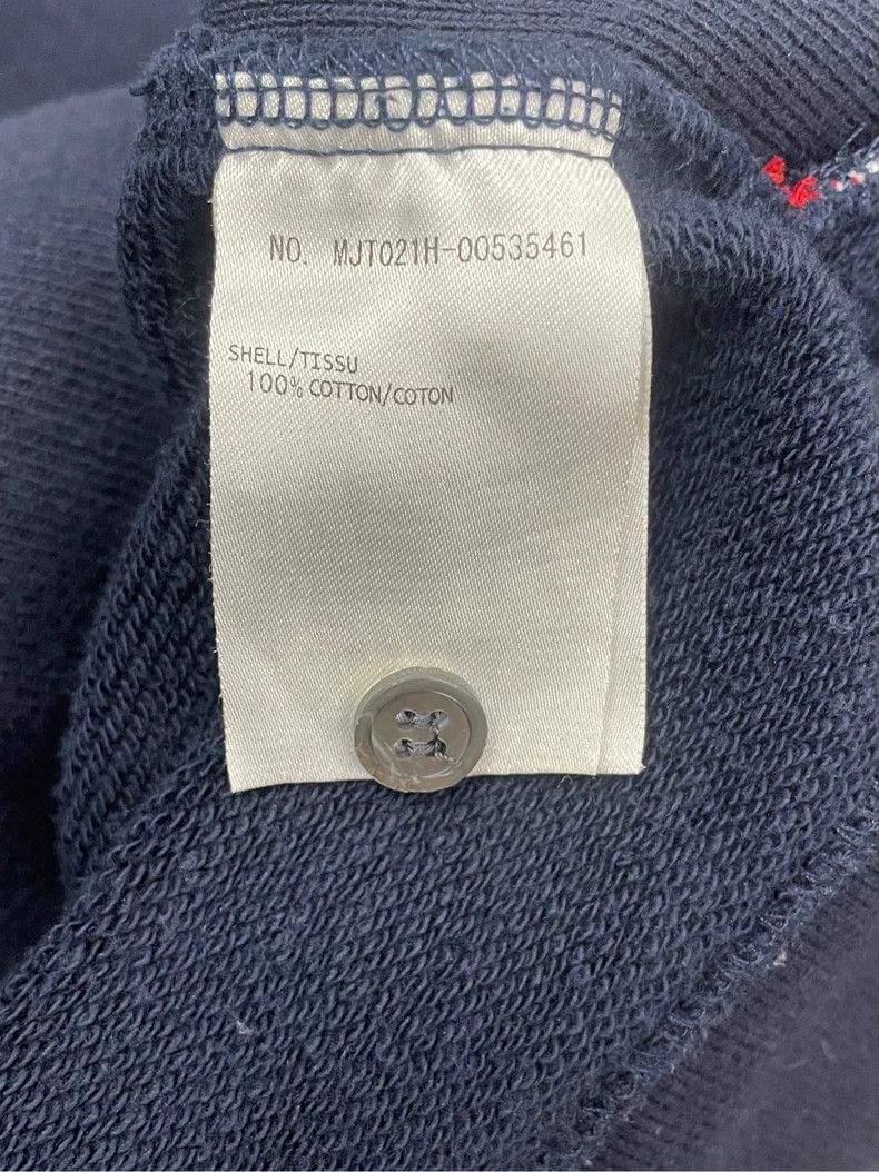Thom Browne Thom browne Dark blue four-striped round-neck sweatshirt 25 Size US L / EU 52-54 / 3 - 7 Thumbnail