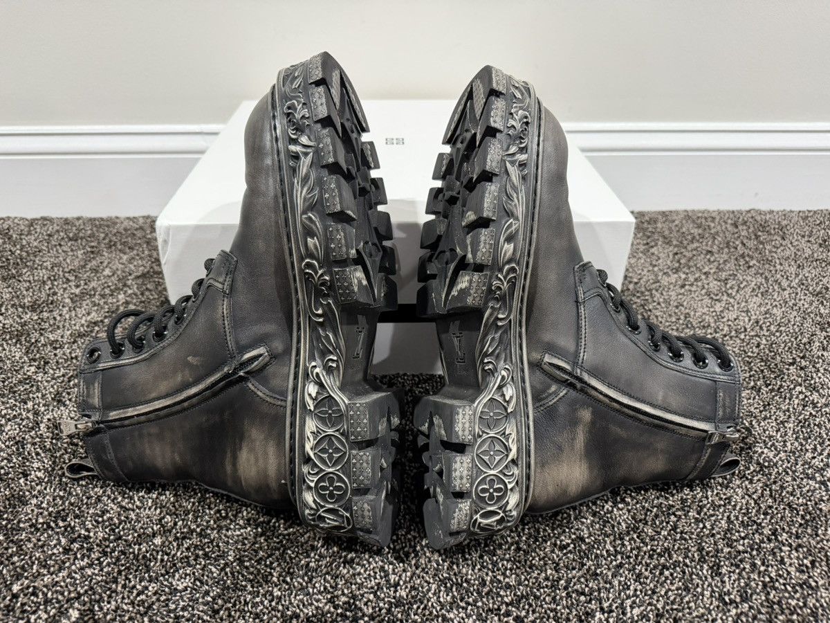 Louis Vuitton Louis Vuitton Virgil Abloh FW22 Baroque Ranger Leather Boots Size US 8 / EU 41 - 6 Thumbnail