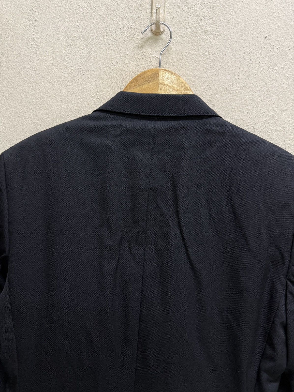 Burberry Burberry Super 120s Monogram Lined Black Blazer Coat Size US S / EU 44-46 / 1 - 25 Thumbnail