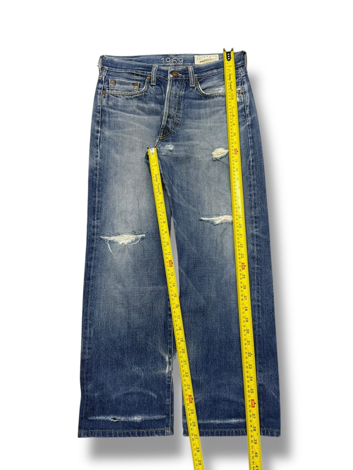 Gap Vintage Rare GAP 1969 Selvedge Redline Made in Italy ~ W31 Size US 31 - 16 Thumbnail