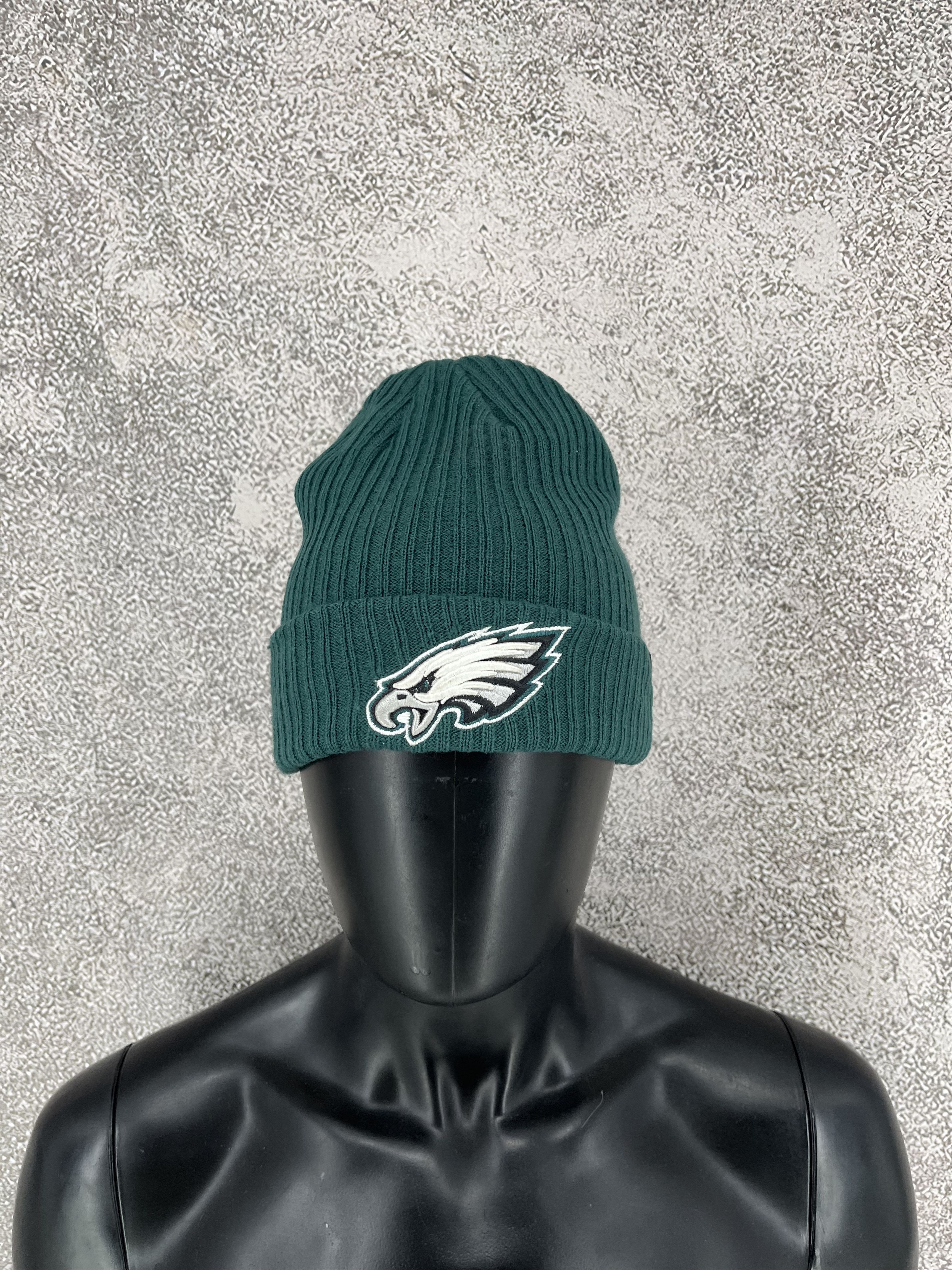 NFL Vintage NFL Philadelphia Eagles Football Winter Knit Beanie Size ONE SIZE - 1 Thumbnail