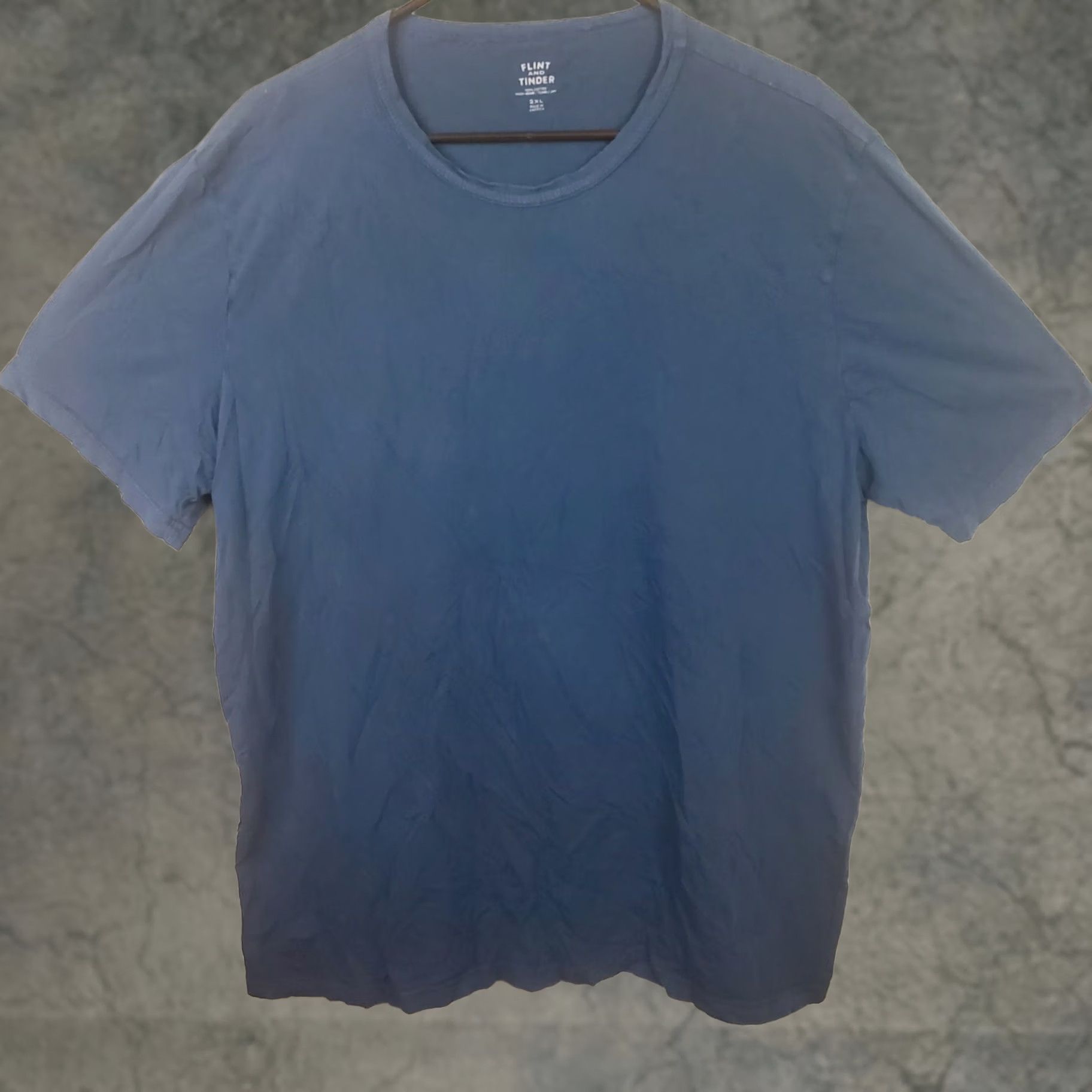 Flint And Tinder Flint and Tinder T-Shirt Shirt Men's XL Blue Cotton Logo USA Short Sleeve Regular Fit U.S.A. Modern 90s? Size US XL / EU 56 / 4 - 1 Thumbnail